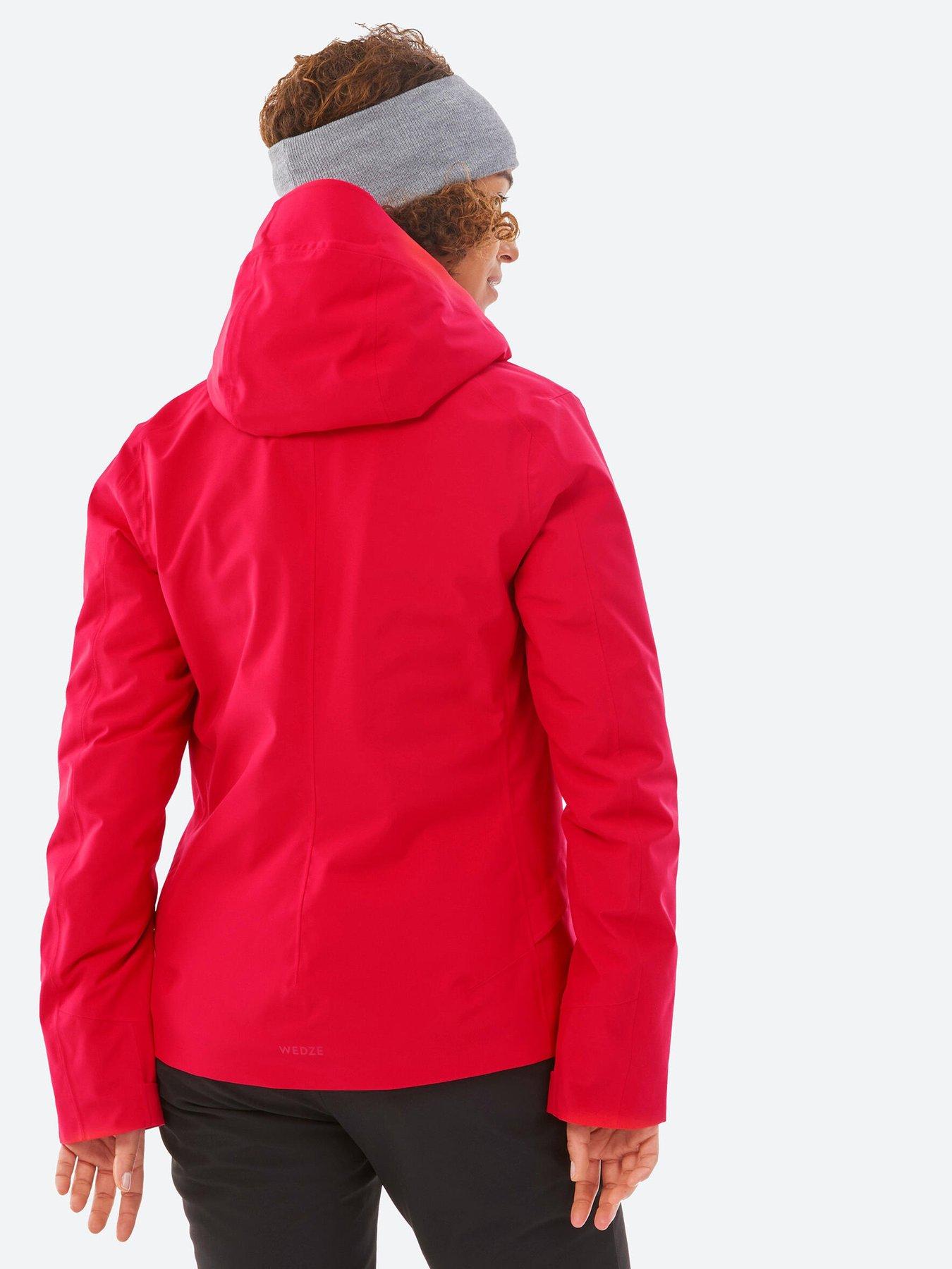  image of decathlon-womens-warm-ski-jacket-500-red