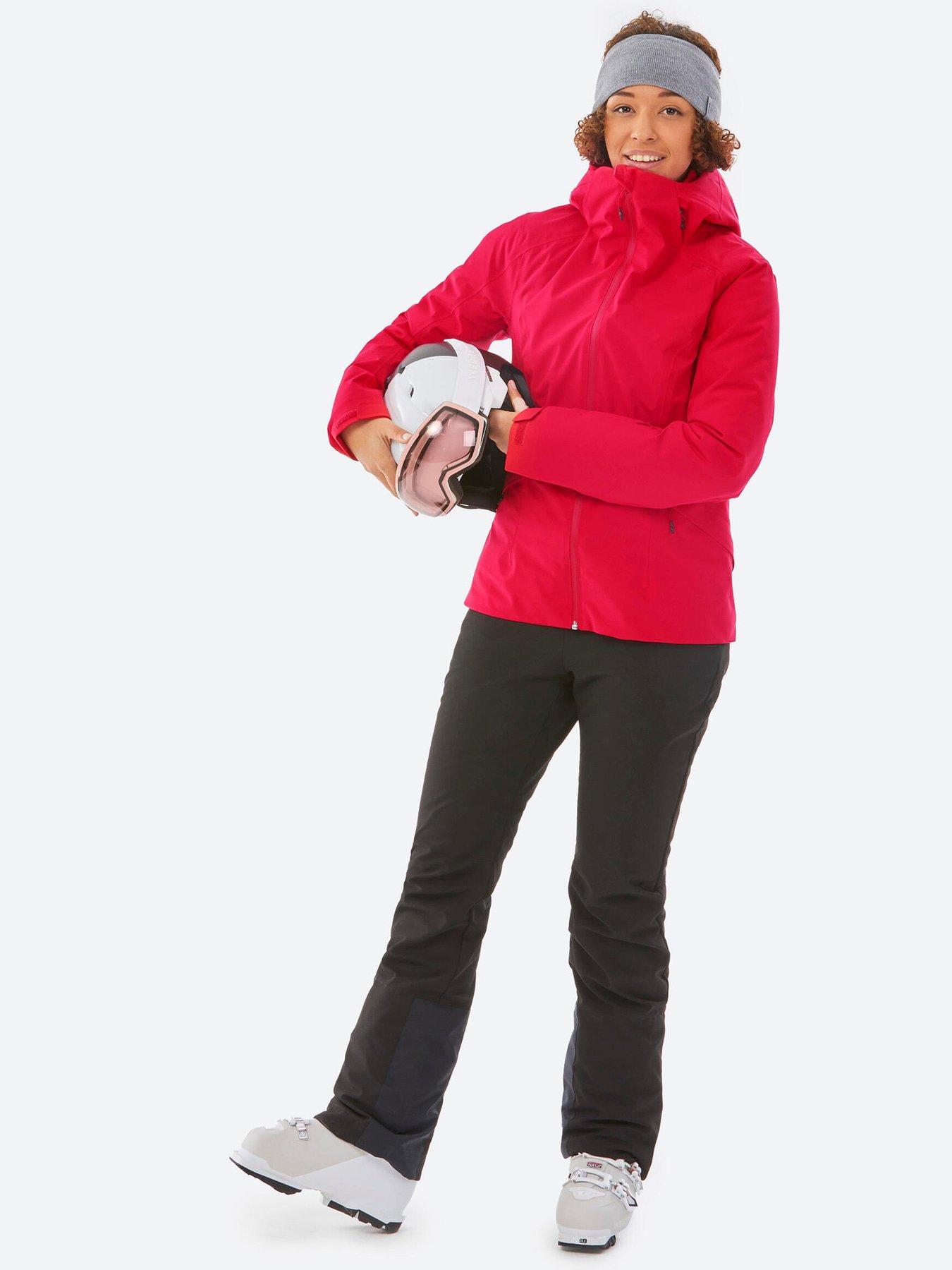  image of decathlon-womens-warm-ski-jacket-500-red