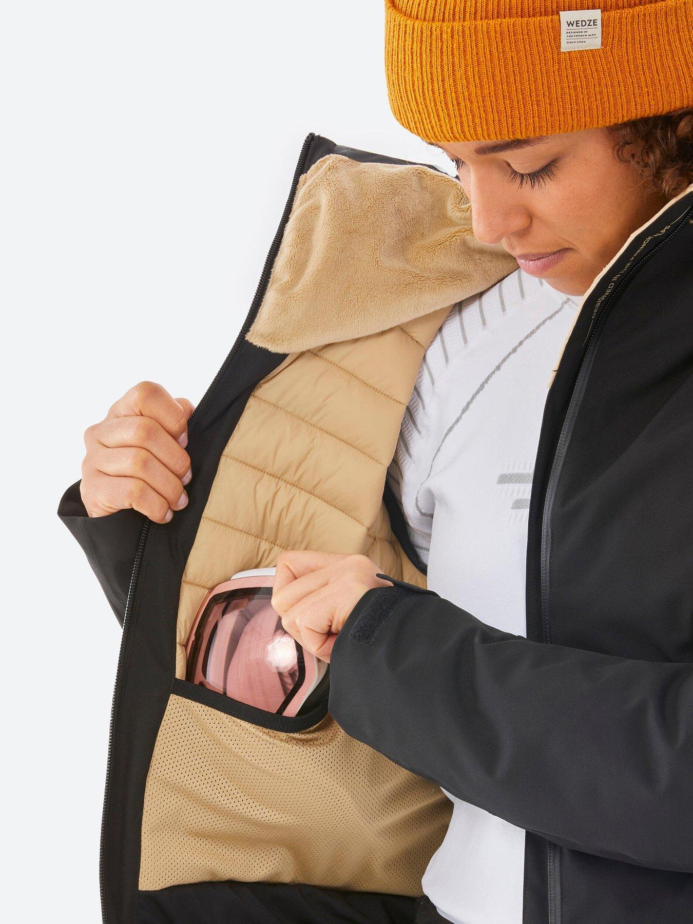  image of decathlon-womens-warm-ski-jacket-500-black