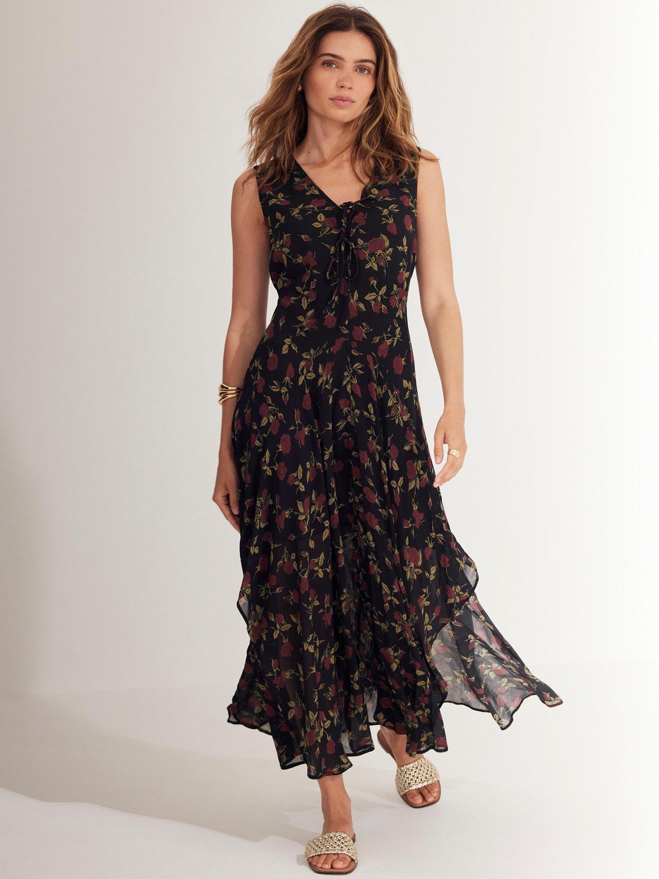 mint-velvet-rose-print-midi-dress-red