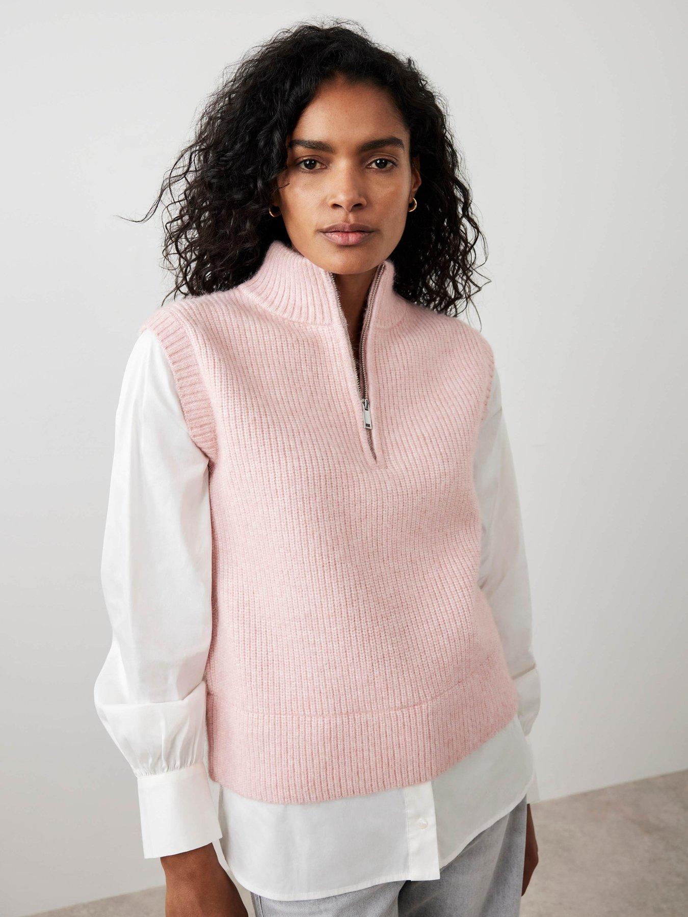 mint-velvet-cosy-woven-mix-jumper-pink