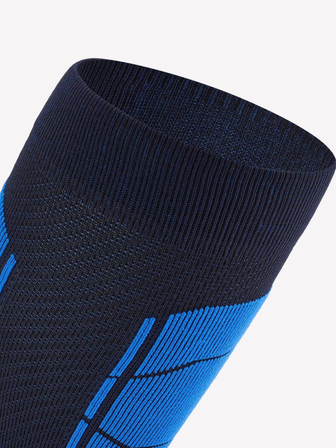  image of decathlon-mens-ski-socks-500-blue-navy