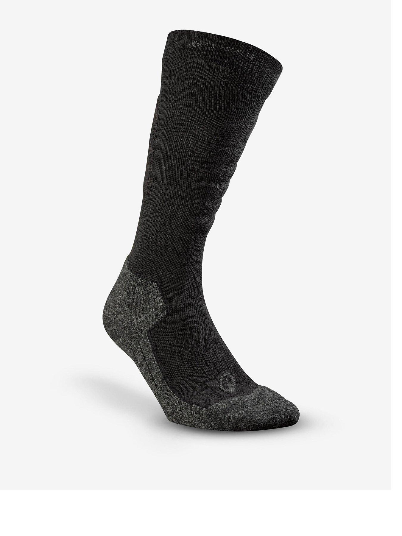 decathlon-unisex-ski-socks-100-black