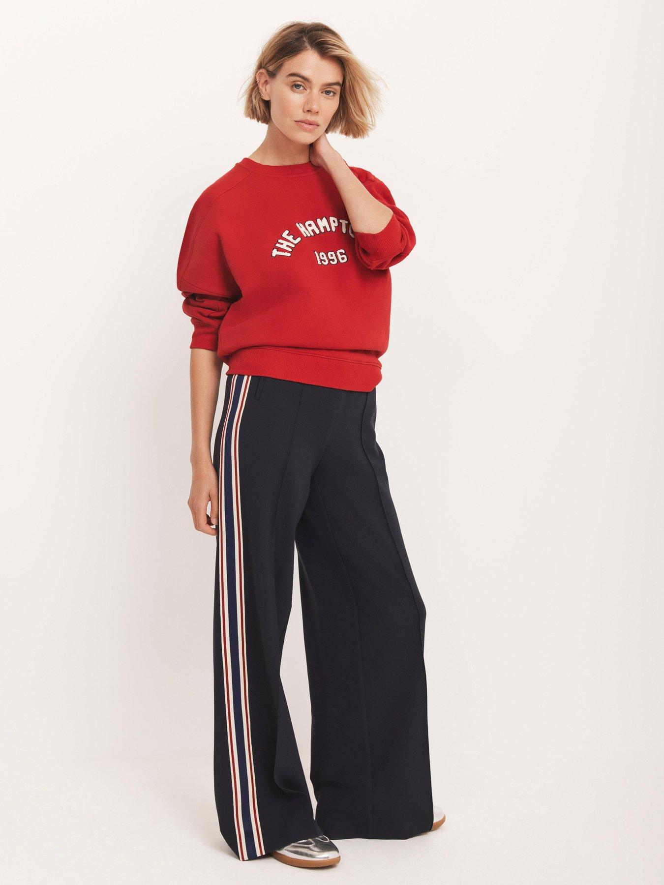 undefined Navy Side Stripe Trouser - Blue