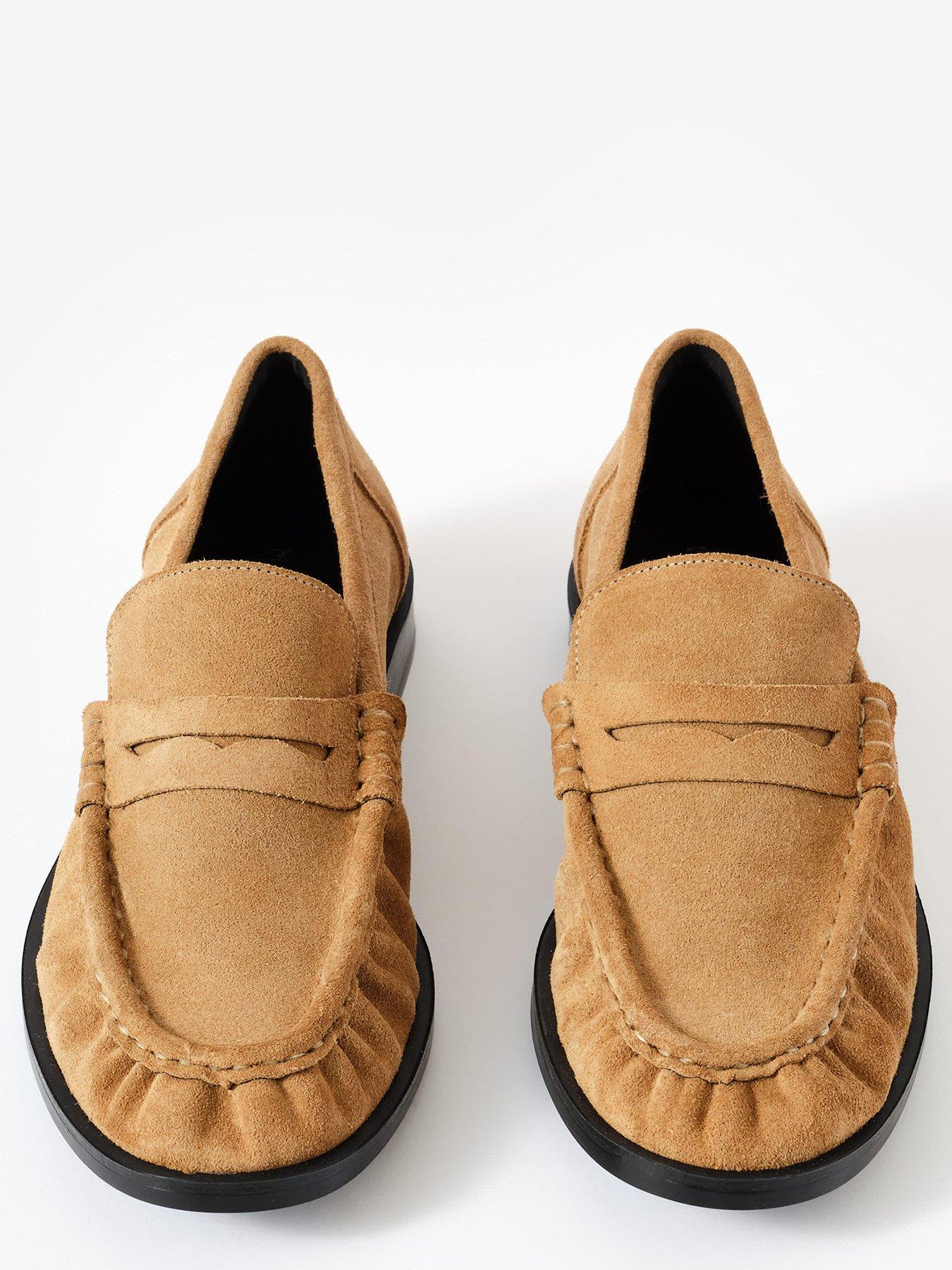 Image 3 of 4 of Mint Velvet Gigi Penny Loafers - Neutral