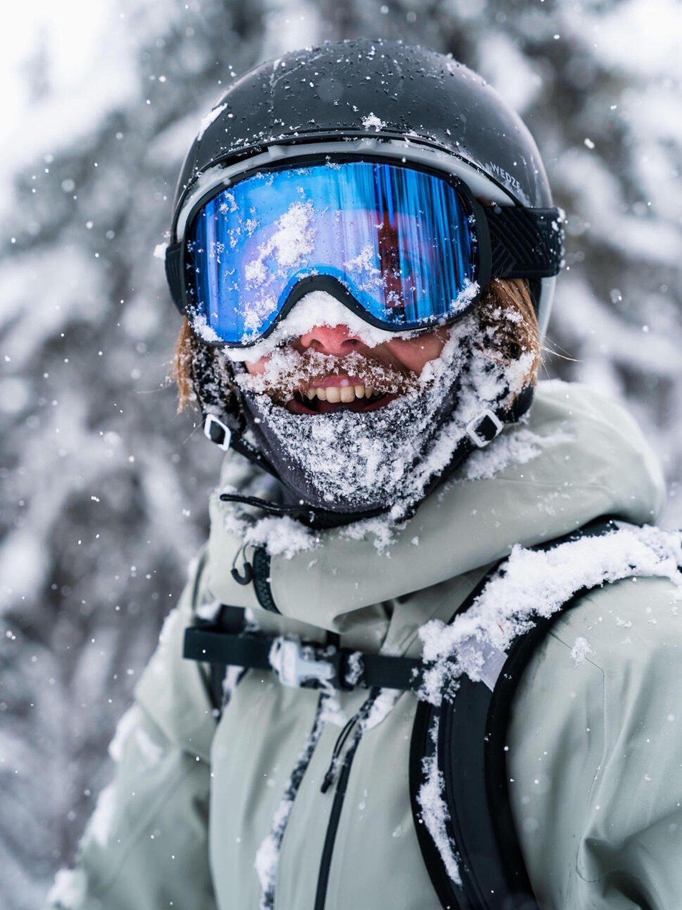 Image 5 of 5 of Decathlon Unisex Bad Weather Skiing &amp; Snowboarding Goggles Bad Weather G 500 S1 - Black