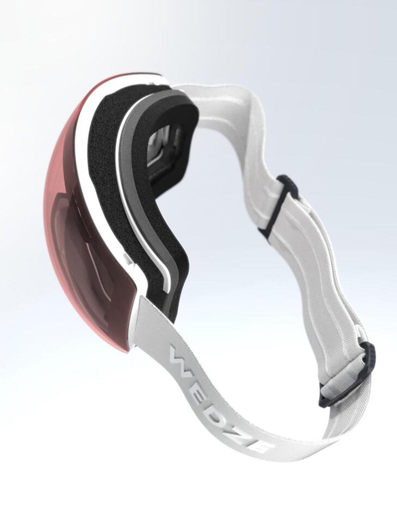  image of decathlon-unisex-all-weather-skiing-and-snowboarding-goggles-g-900-off-white