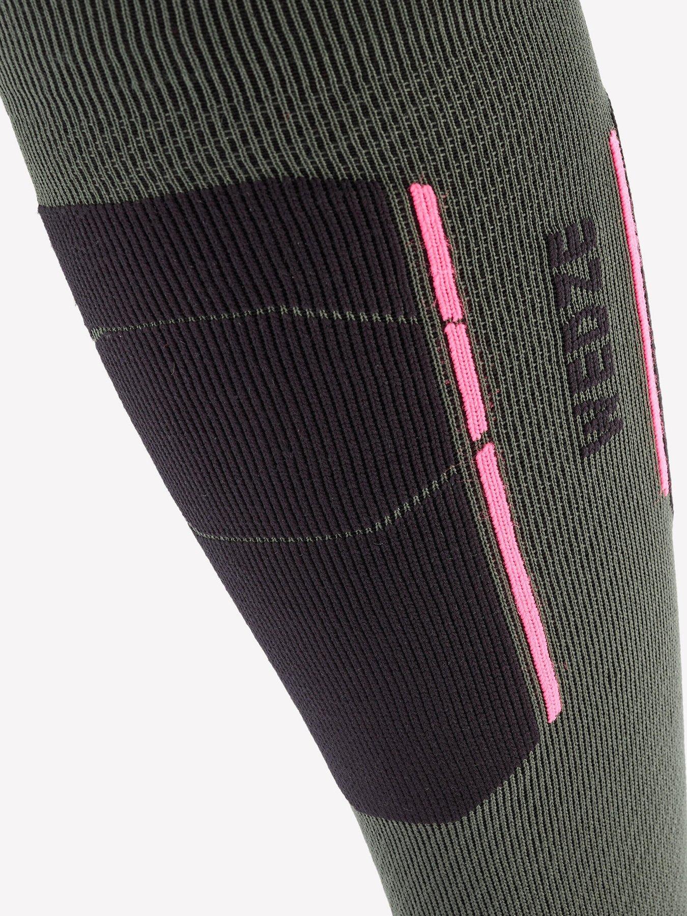 Image 5 of 5 of Decathlon Womens Ski Socks 500 - Grey/Pink