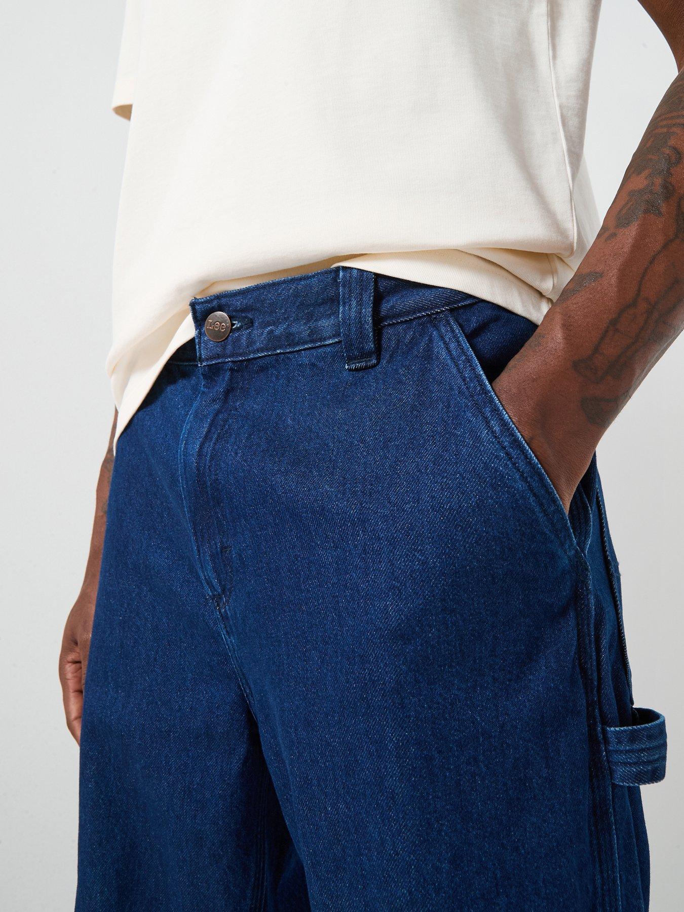  image of lee-carpenter-loose-straight-fit-jean-dark-blue