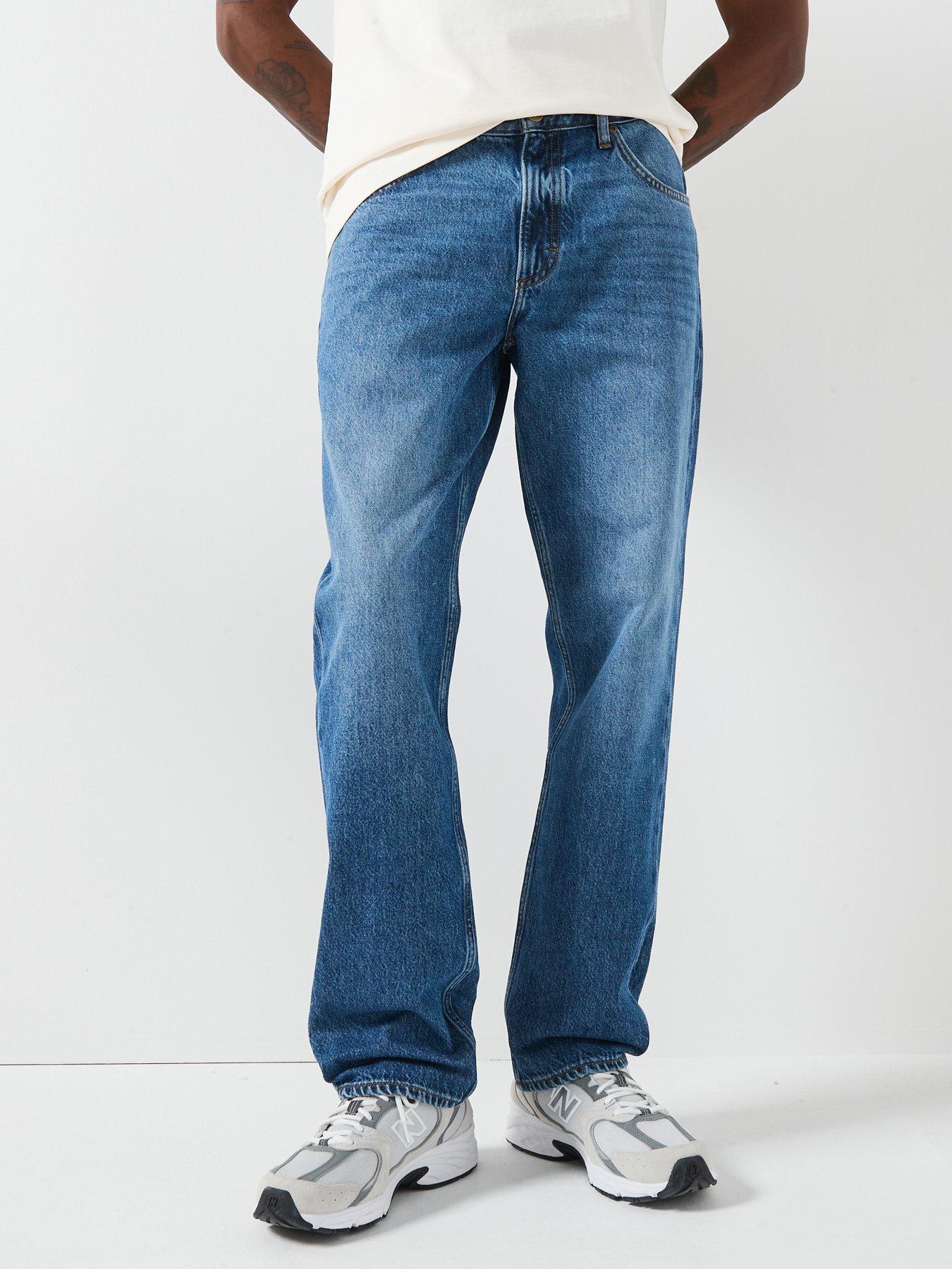 Lee Haden 5 Pocket Relaxed Straight Jean - Dark Blue