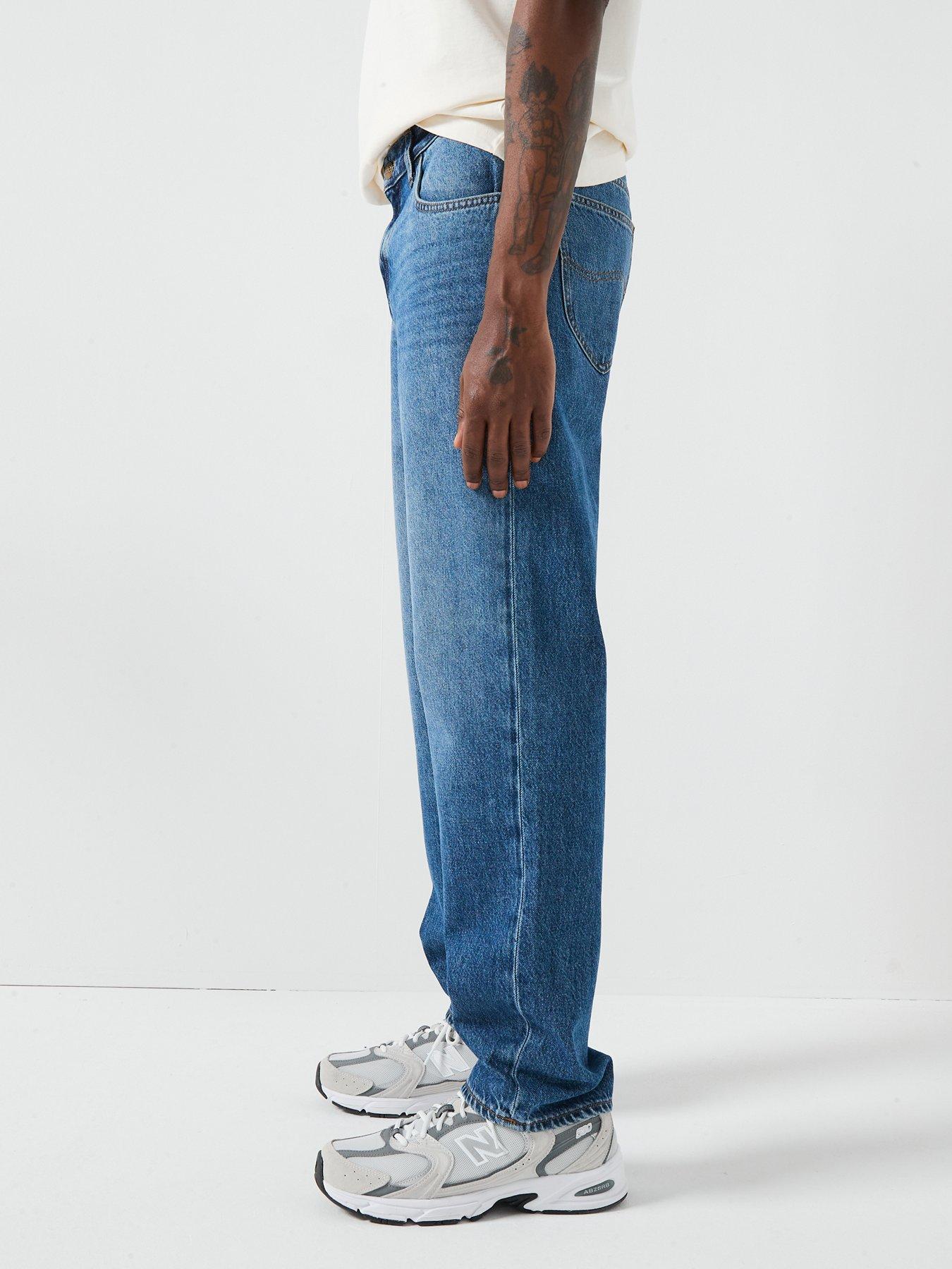 Image 5 of 6 of Lee Haden 5 Pocket Relaxed Straight Jeans - Blue