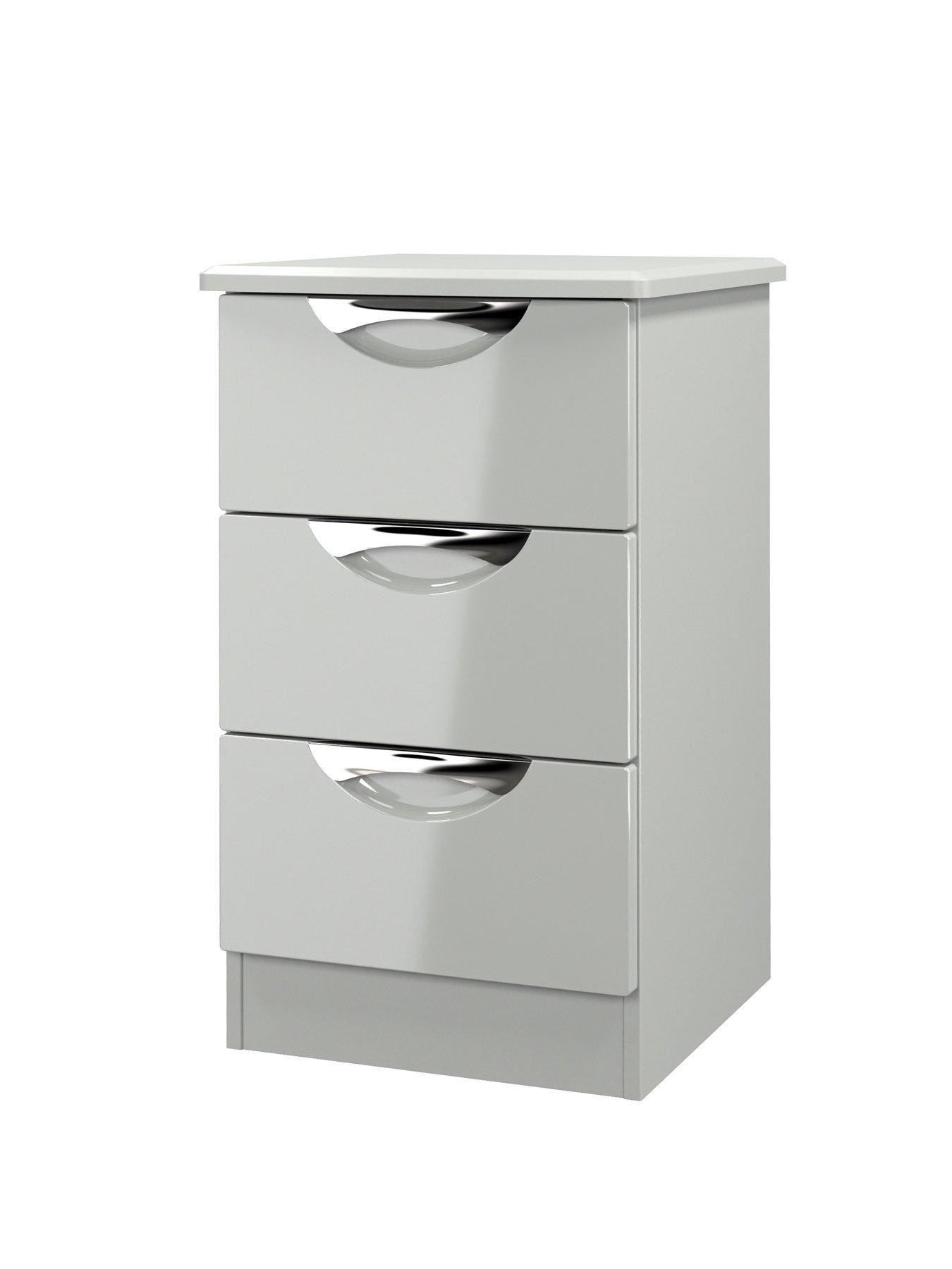 Image 3 of 6 of SWIFT Alva 3 Drawer Bedside Table