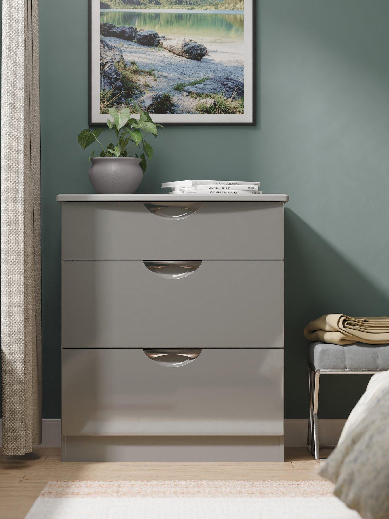 SWIFT Alva 3 Drawer Ready Assembled Deep Chest