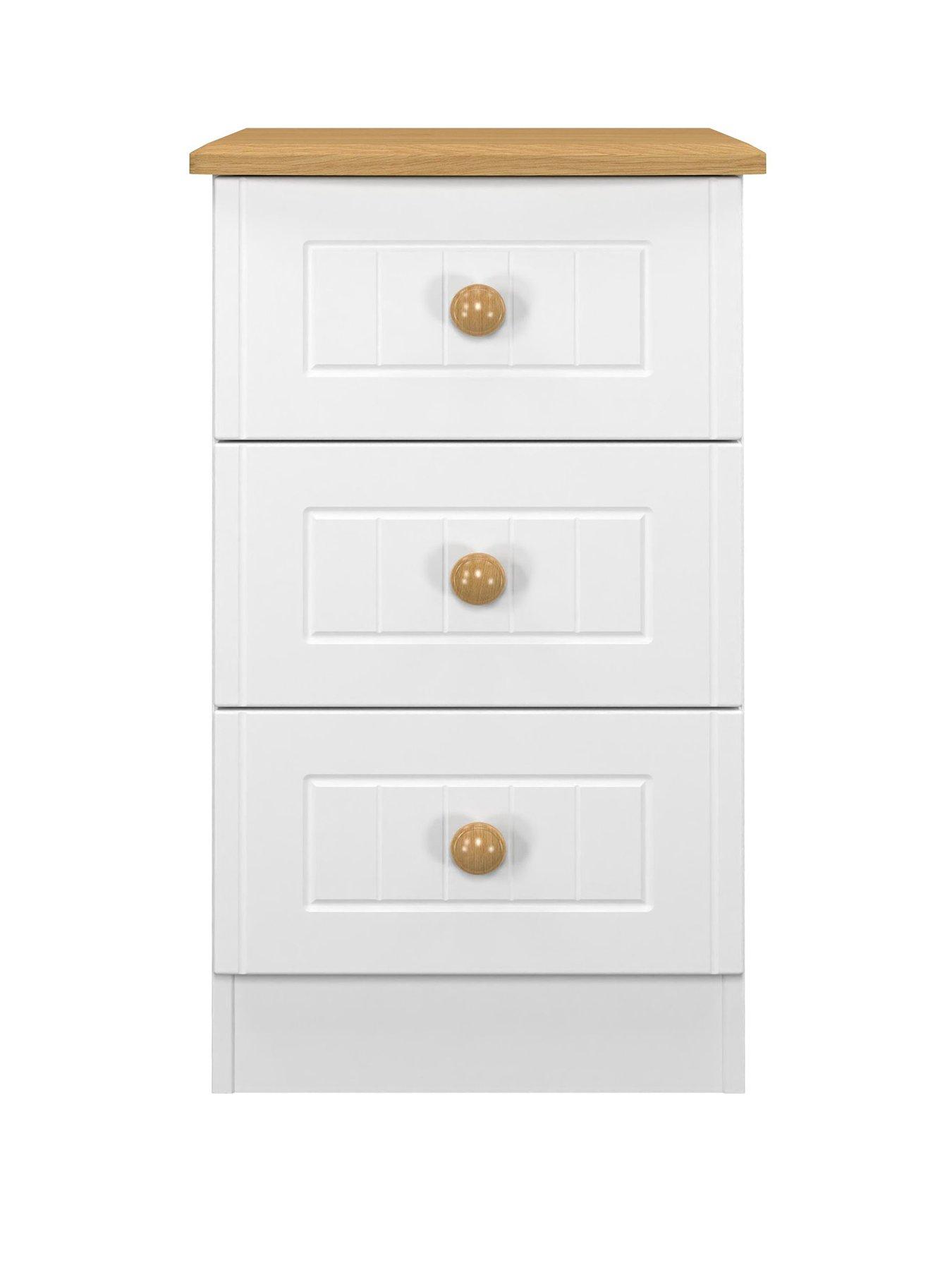 Image 2 of 6 of SWIFT Harrogate 3 Drawer Ready Assembled&nbsp;Bedside Table