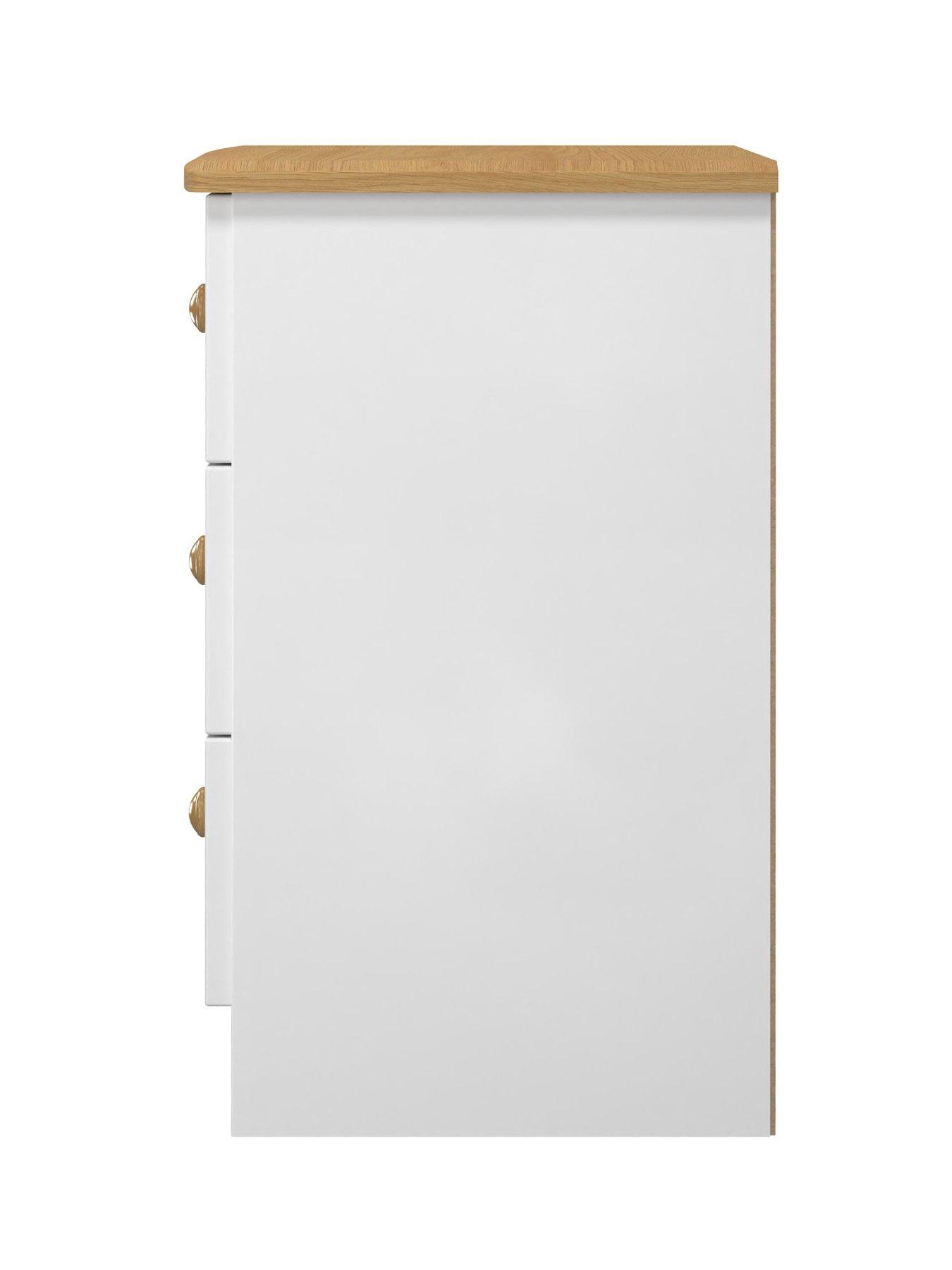 Image 6 of 6 of SWIFT Harrogate 3 Drawer Ready Assembled&nbsp;Bedside Table