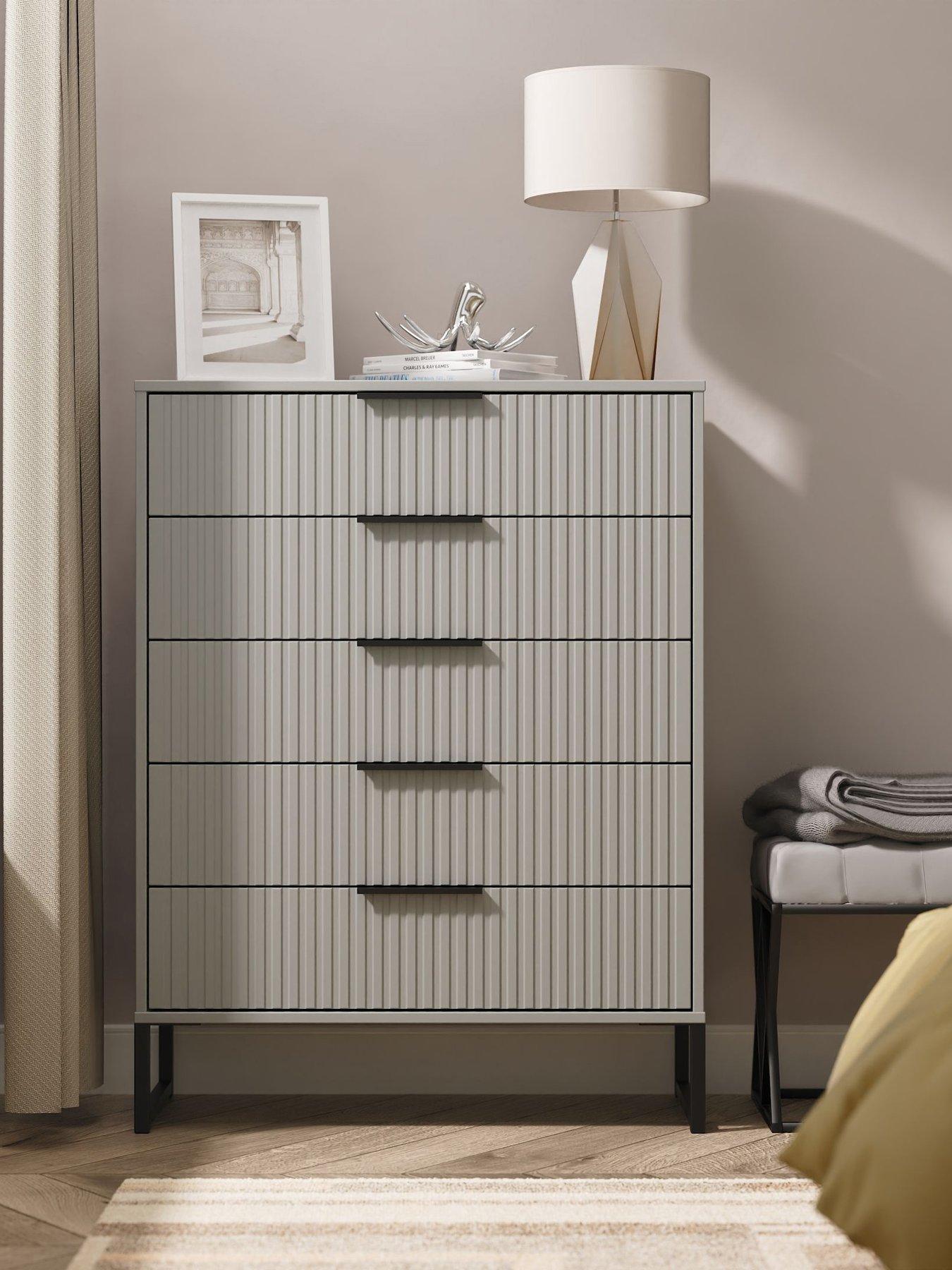 SWIFT Fara Ready Assembled 5 Drawer Chest