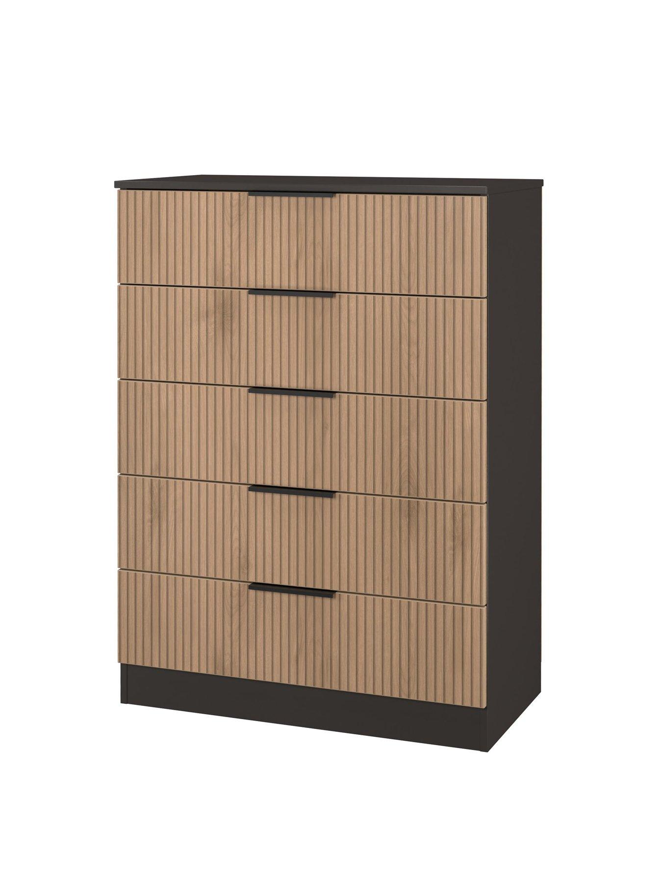 Image 3 of 6 of SWIFT Lane Ready Assembled&nbsp;5 Drawer Chest