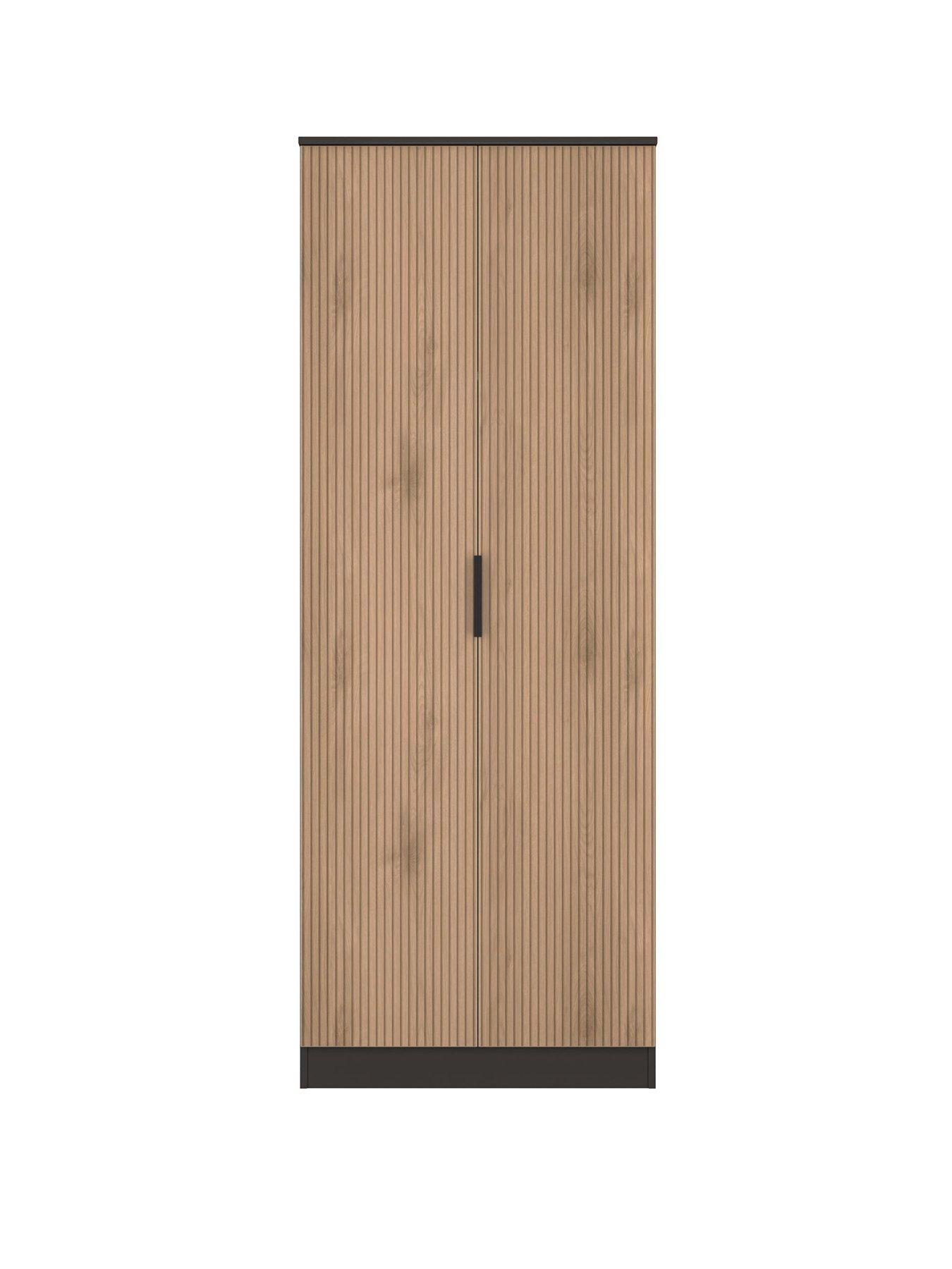 Image 2 of 7 of SWIFT Lane Tall Ready Assembled&nbsp;2 Door Wardrobe
