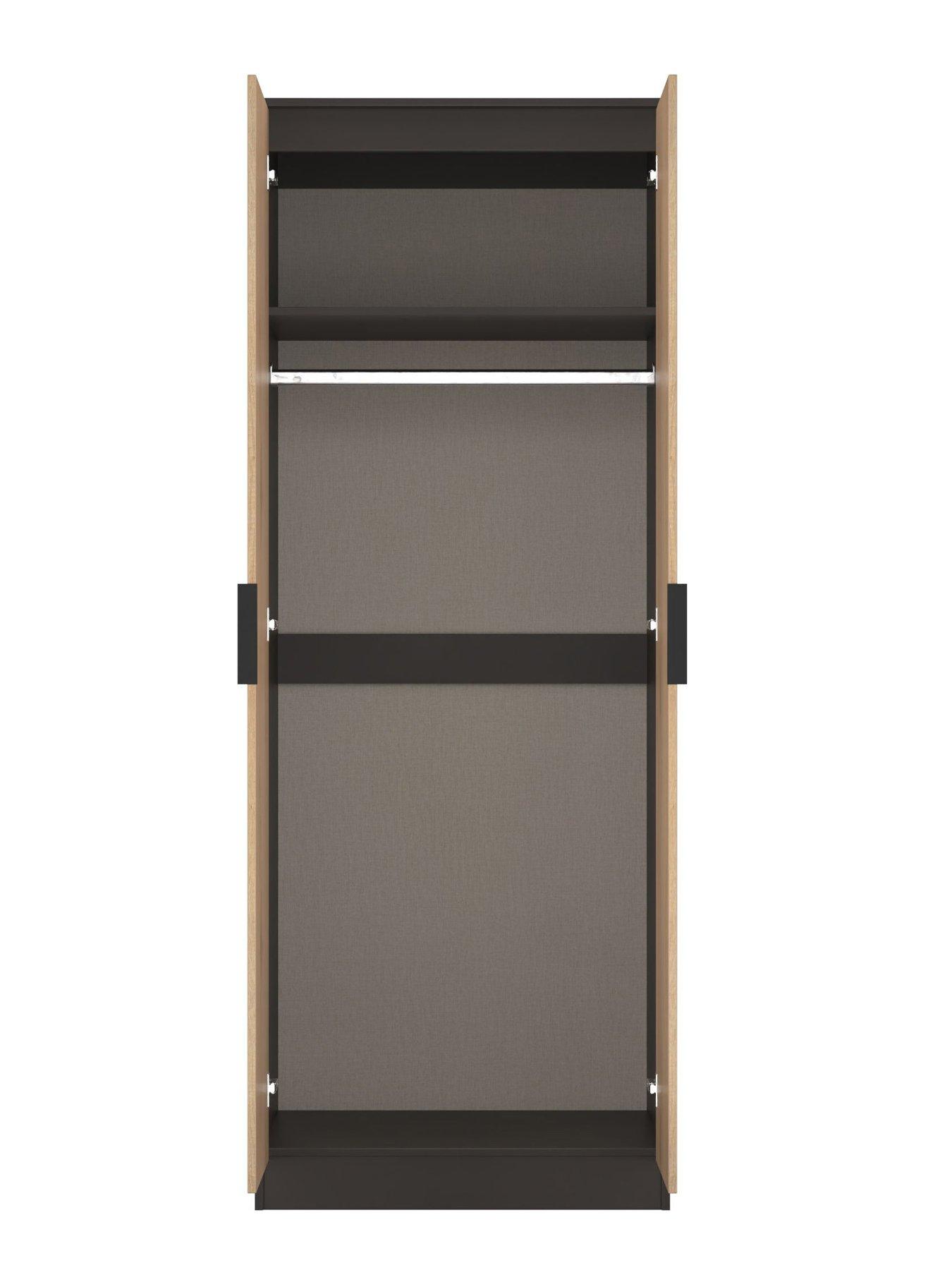 Image 6 of 7 of SWIFT Lane Tall Ready Assembled&nbsp;2 Door Wardrobe