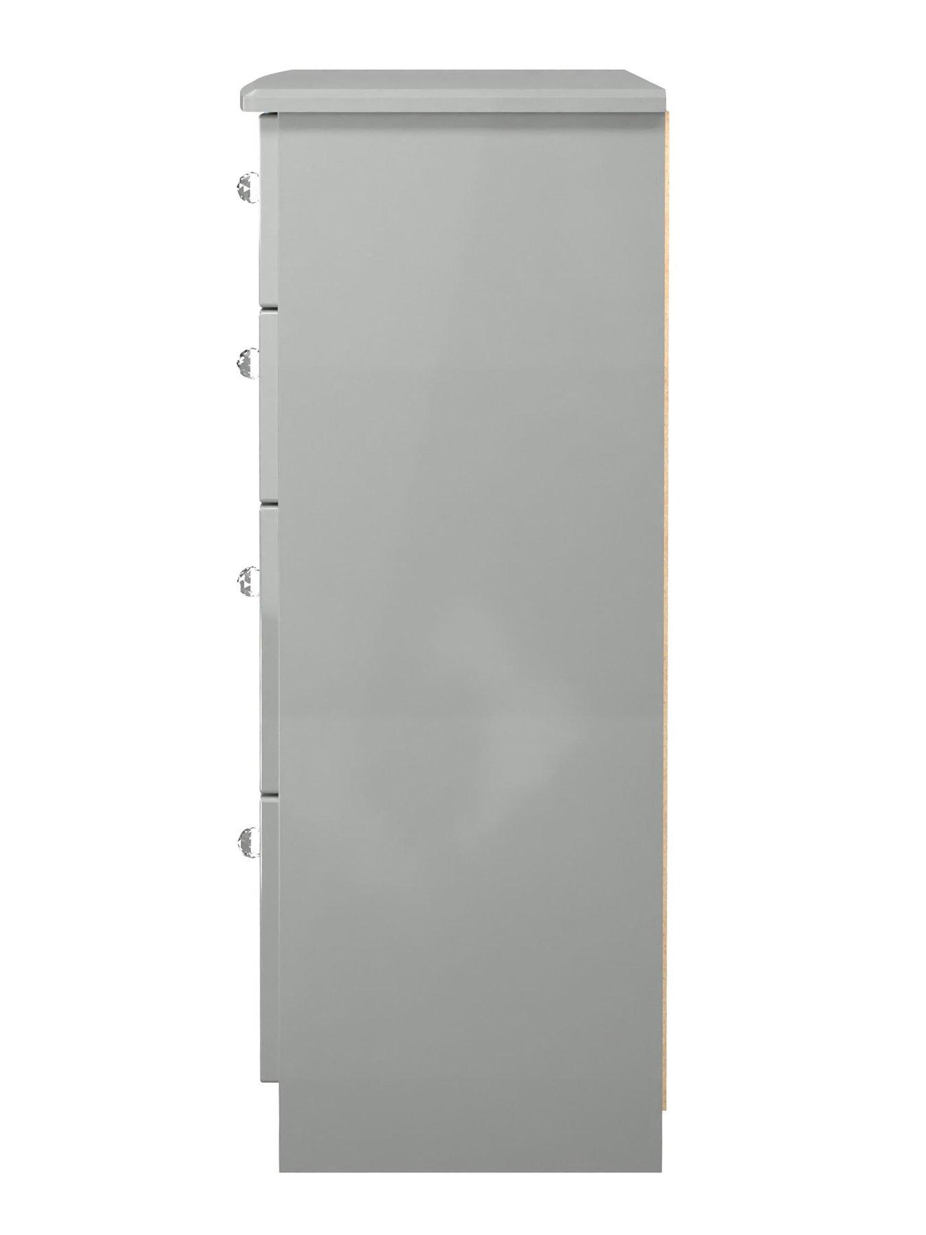 Image 6 of 6 of SWIFT Lumiere Ready Assembled&nbsp;4 Drawer Deep Chest with LED Lights