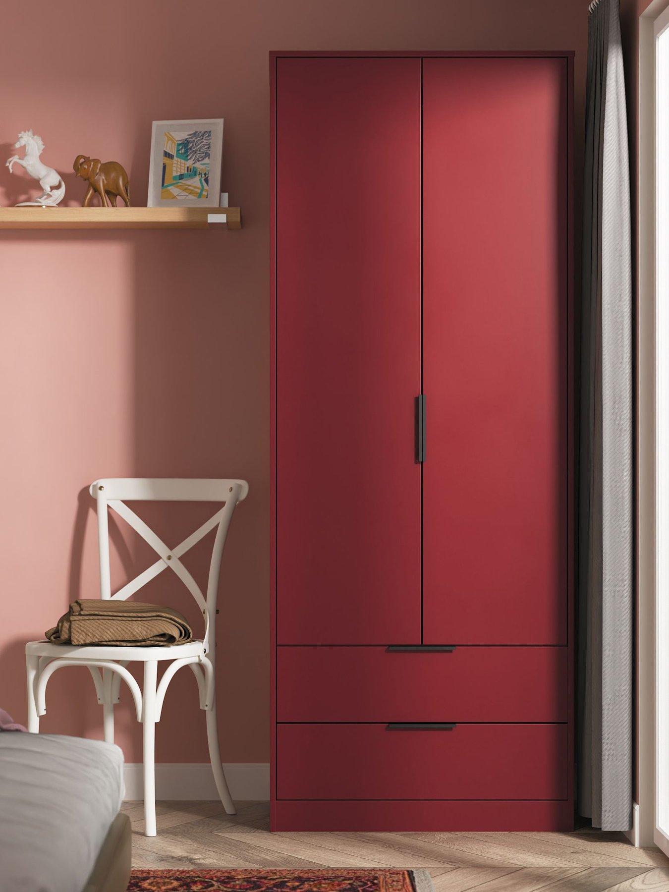undefined Emerson 2 Door Wardrobe With 2 Drawers