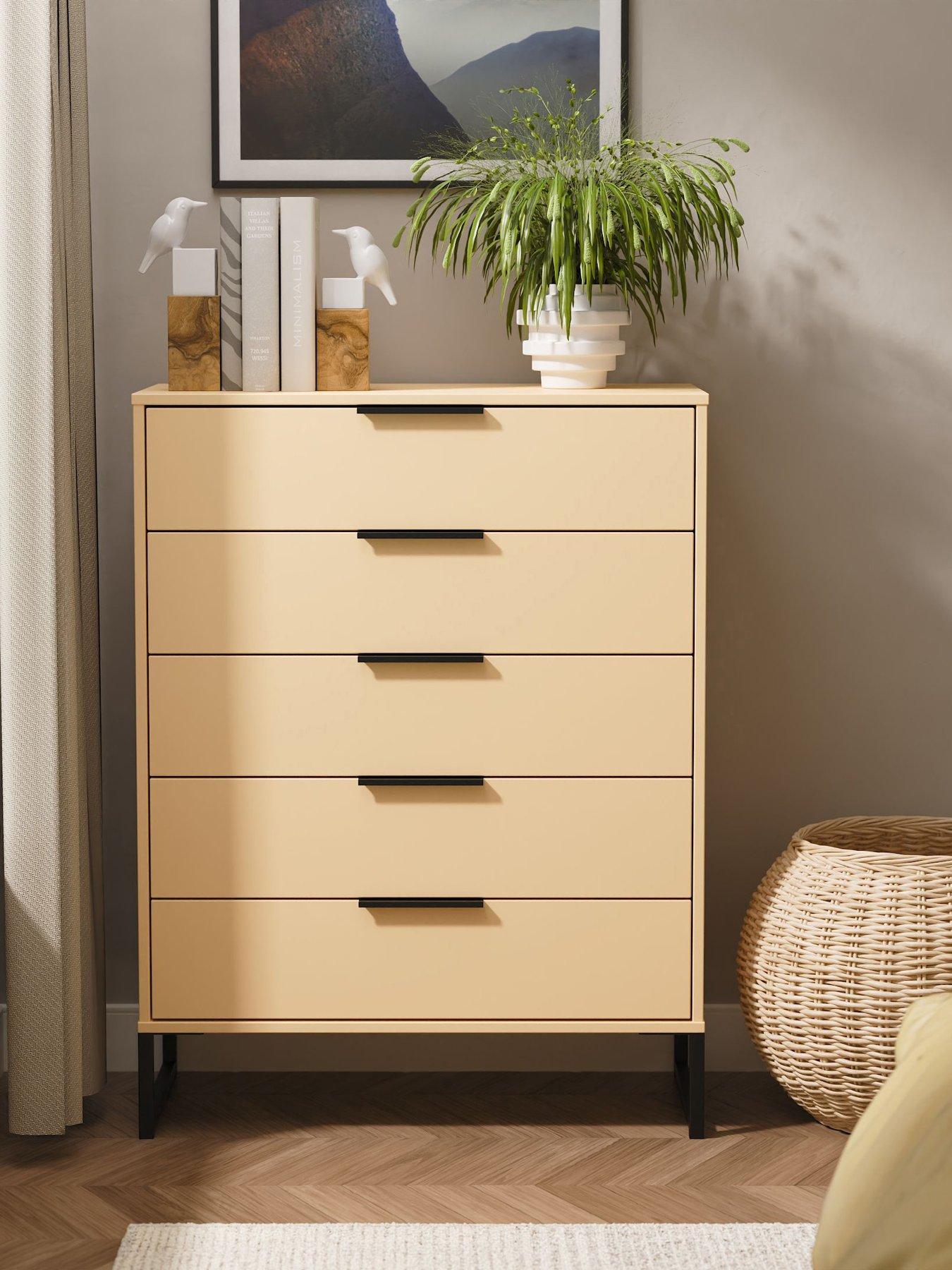 SWIFT Emerson Ready Assembled 5 Drawer Chest