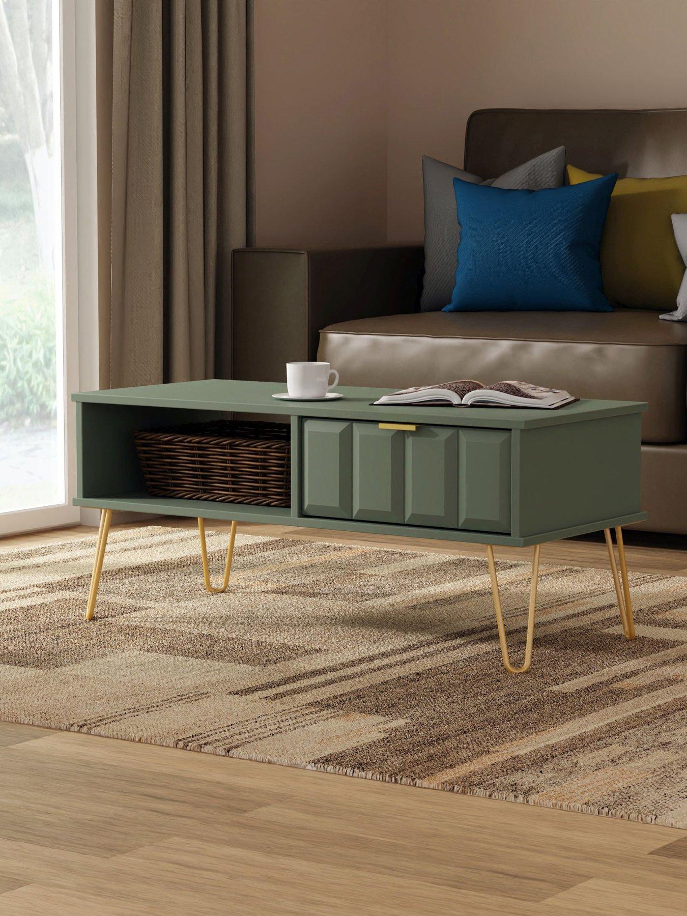 undefined Cube Ready Assembled Coffee Table With Drawer