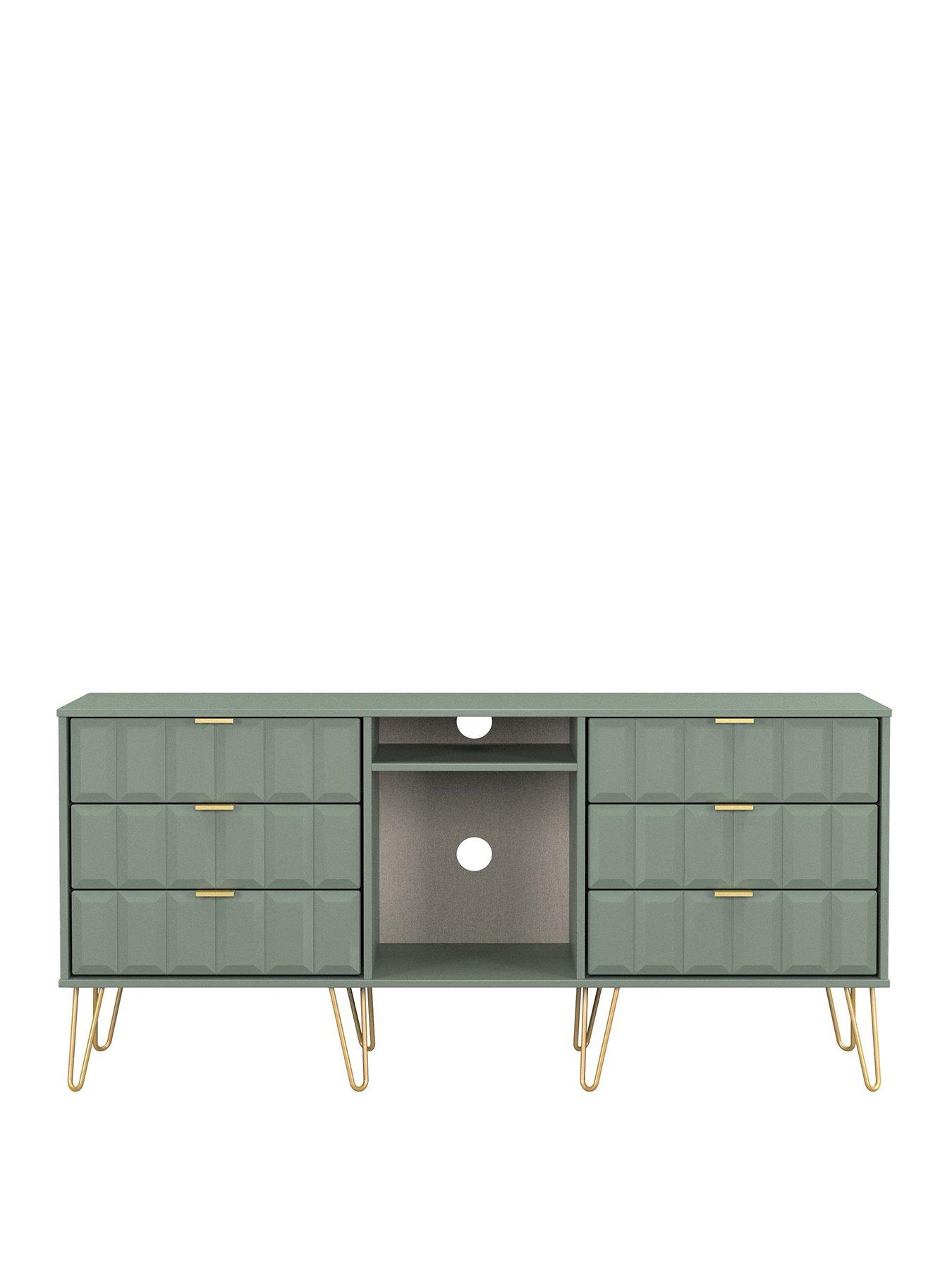 Image 2 of 6 of SWIFT Cube Ready Assembled 6 Drawer Sideboard / TV Unit