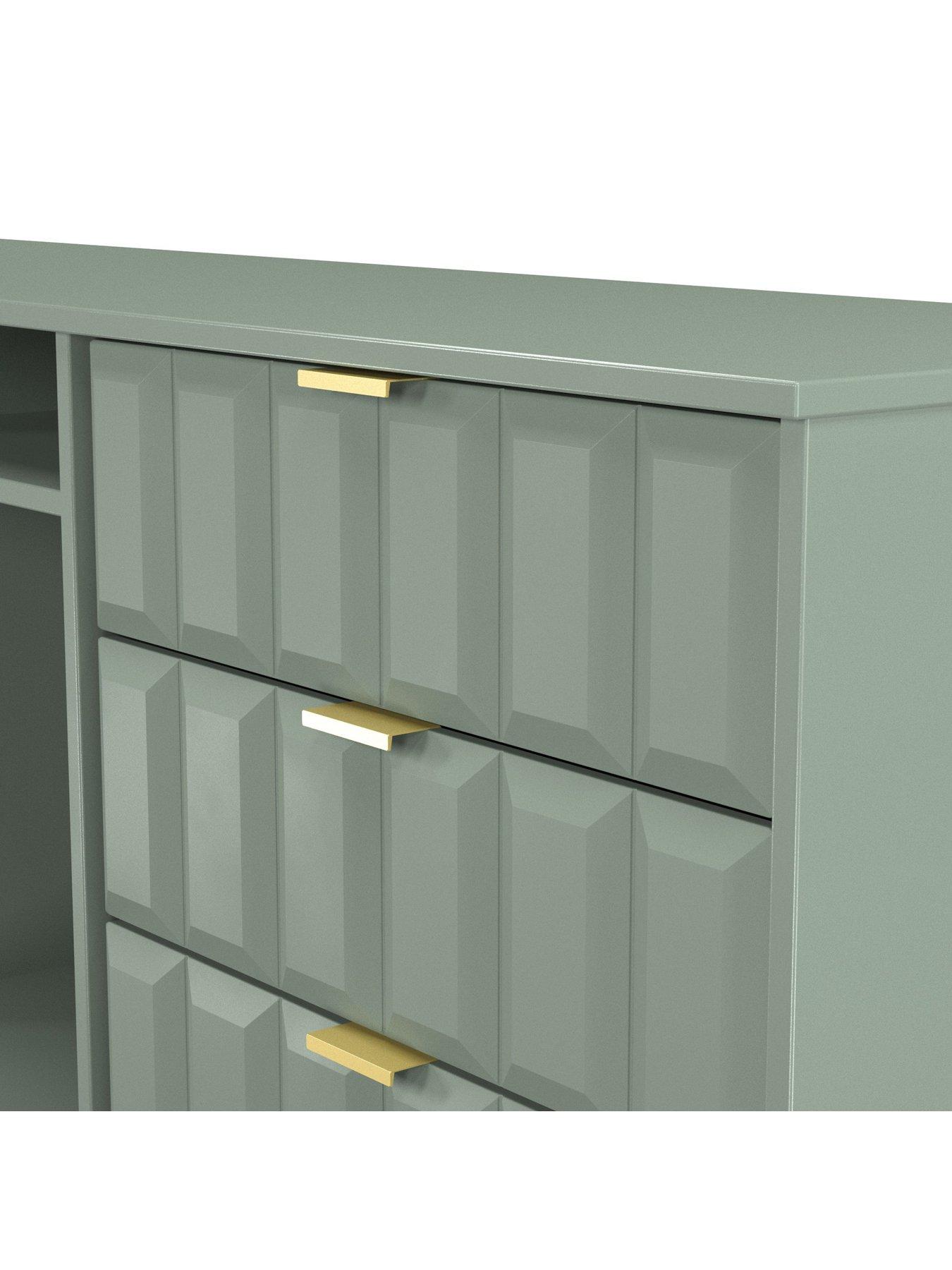 Image 4 of 6 of SWIFT Cube Ready Assembled 6 Drawer Sideboard / TV Unit