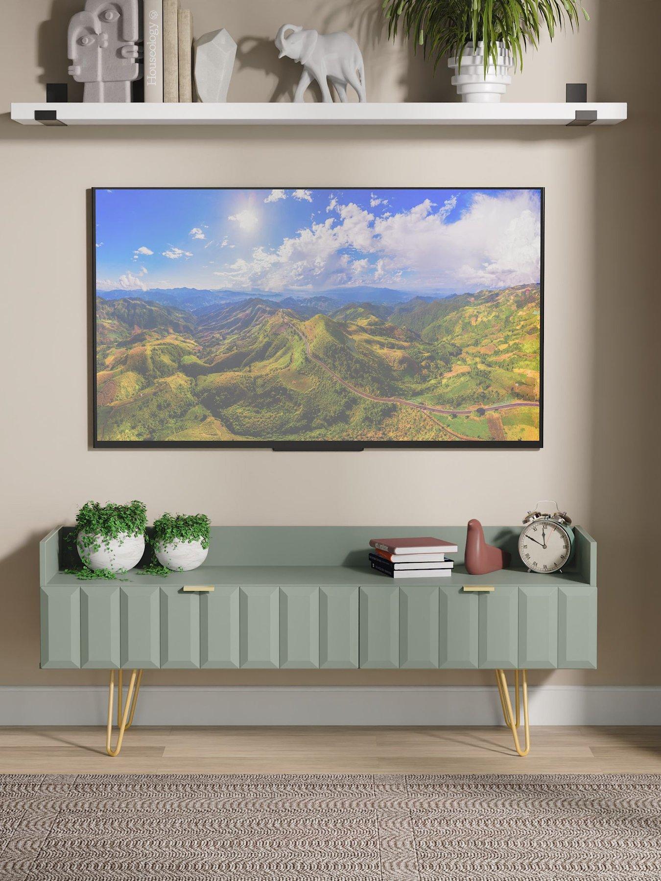 undefined Cube Ready Assembled TV Unit With 2 Drawers