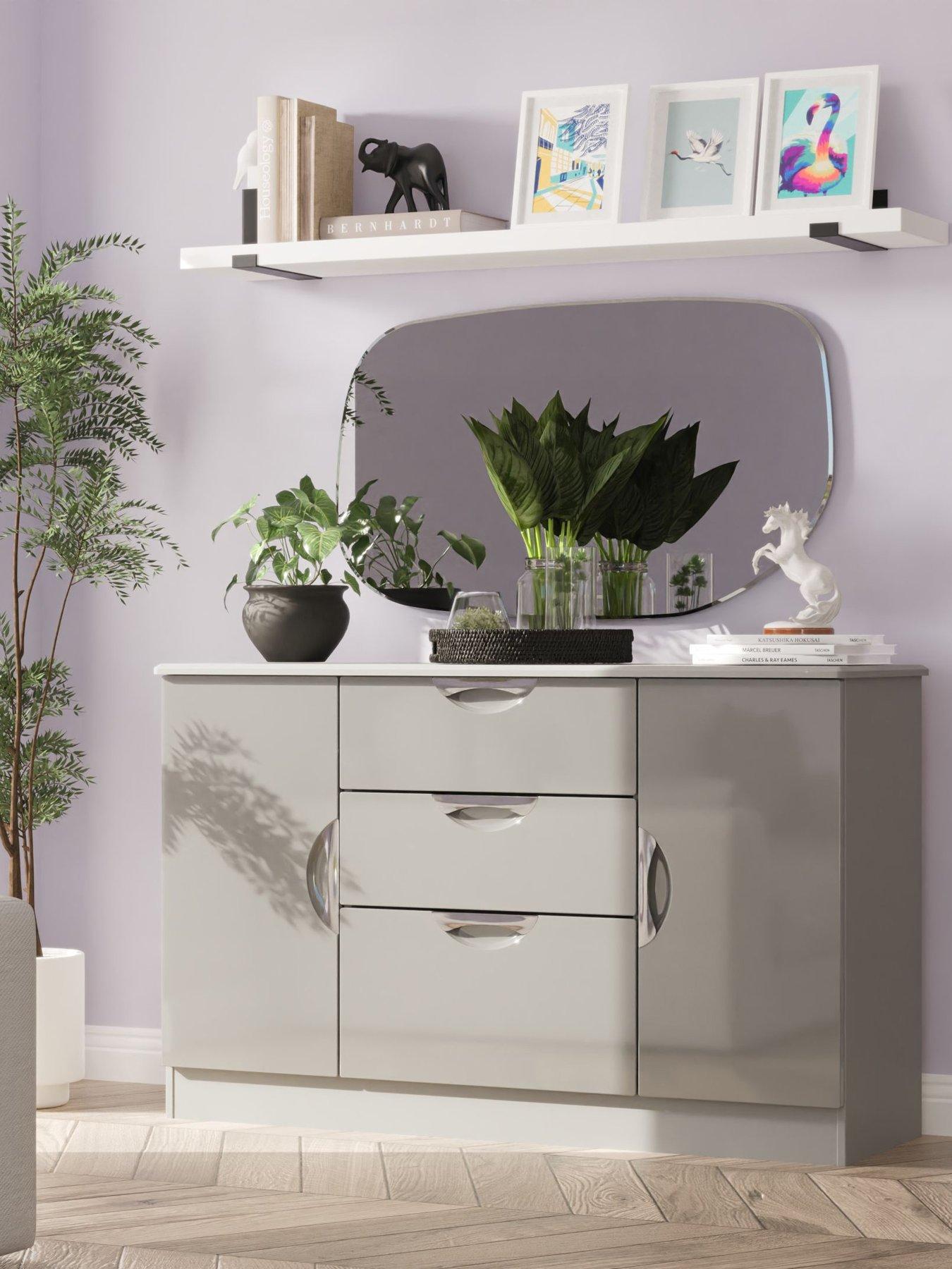 SWIFT Alva Ready Assembled 2 Door 3 Drawer Sideboard