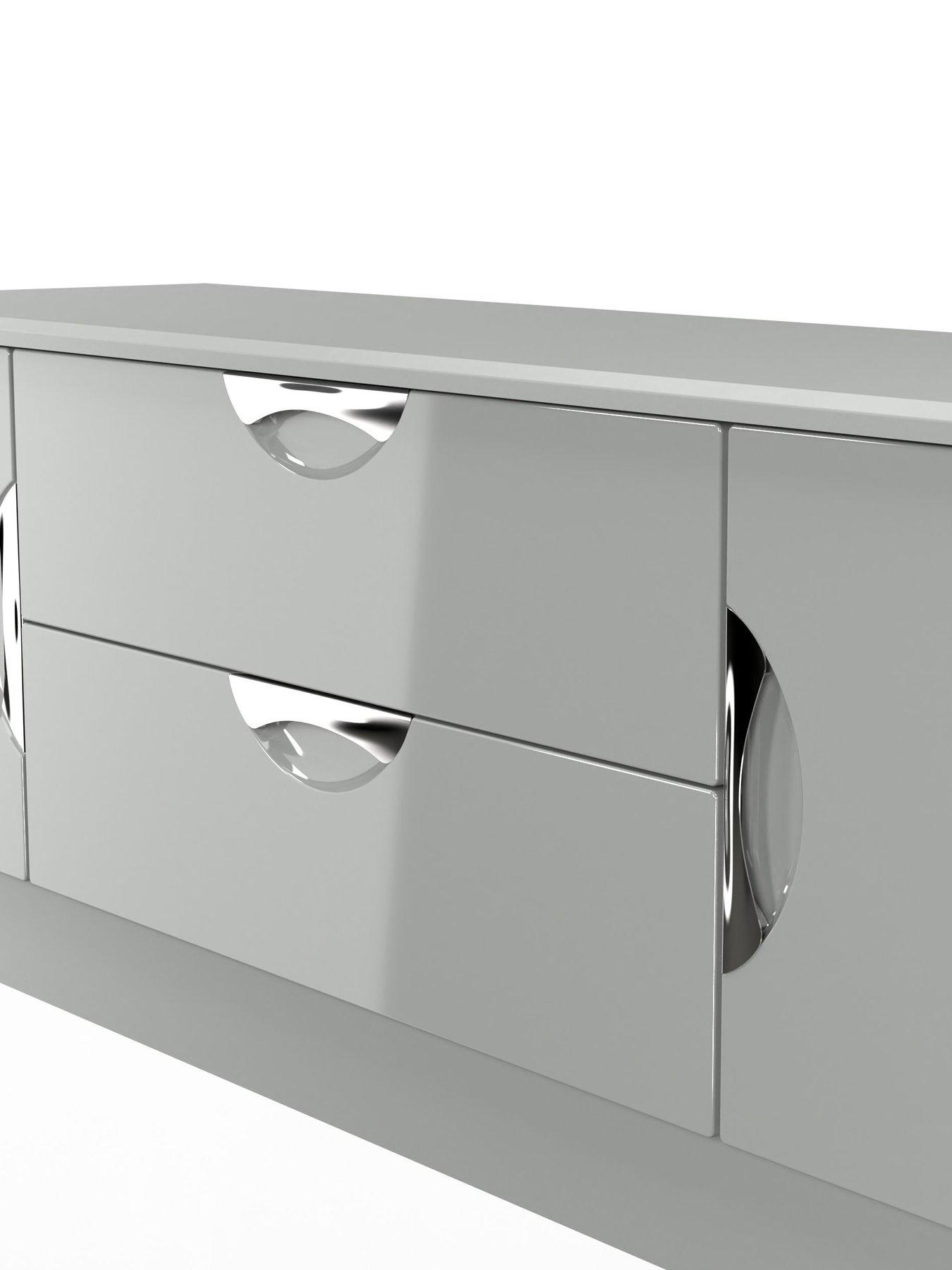 Image 4 of 7 of SWIFT Alva Ready Assembled&nbsp;2 Door 2 Drawer Wide Tv Unit