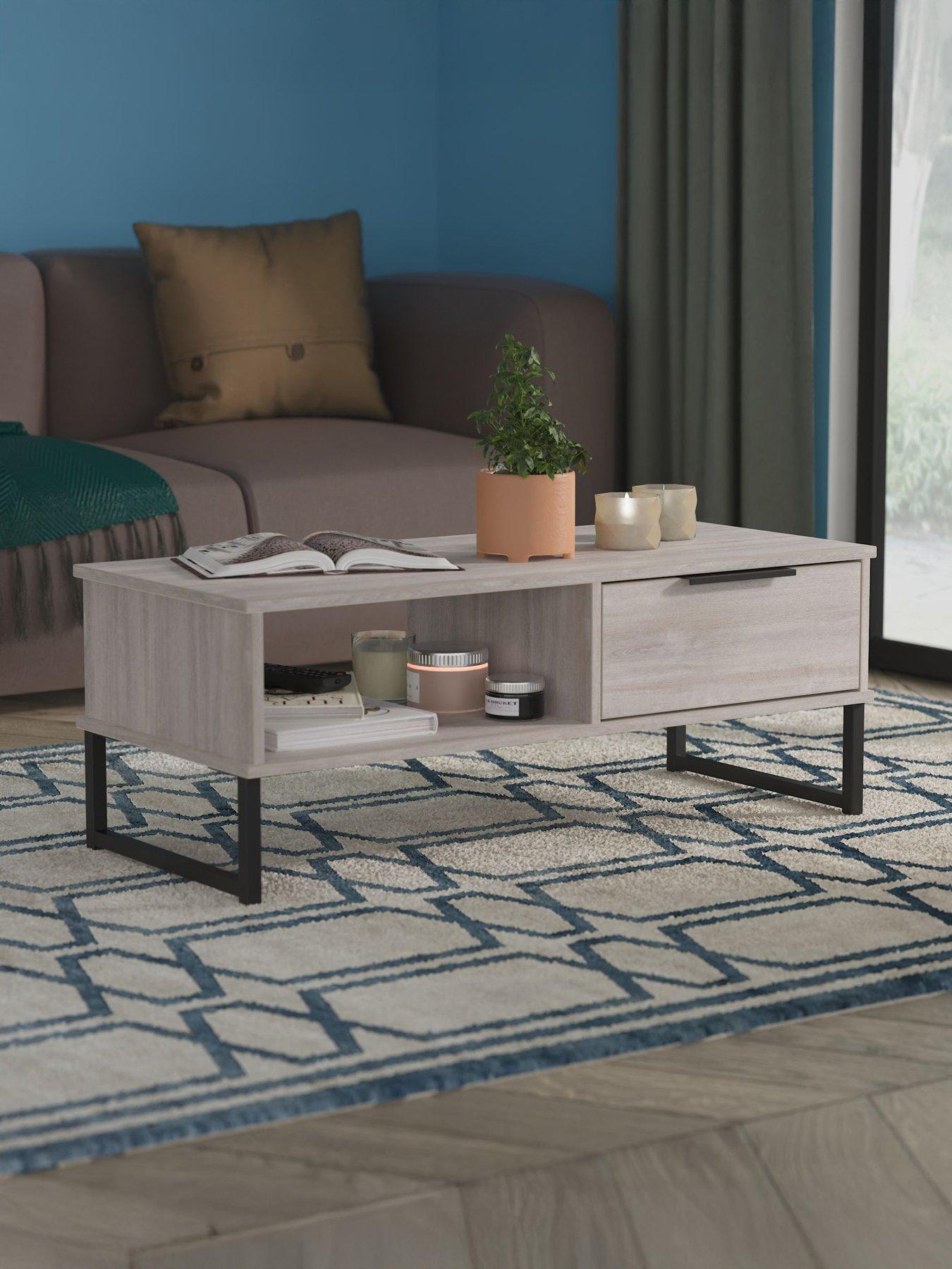 undefined Emerson Ready Assembled Coffee Table With Drawer