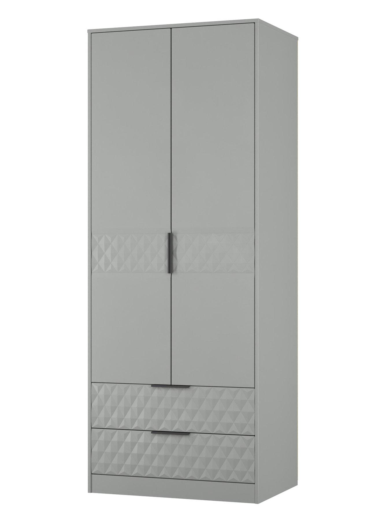 Image 4 of 7 of SWIFT Zayn Ready Assembled&nbsp;Double Wardrobe With 2 Drawers