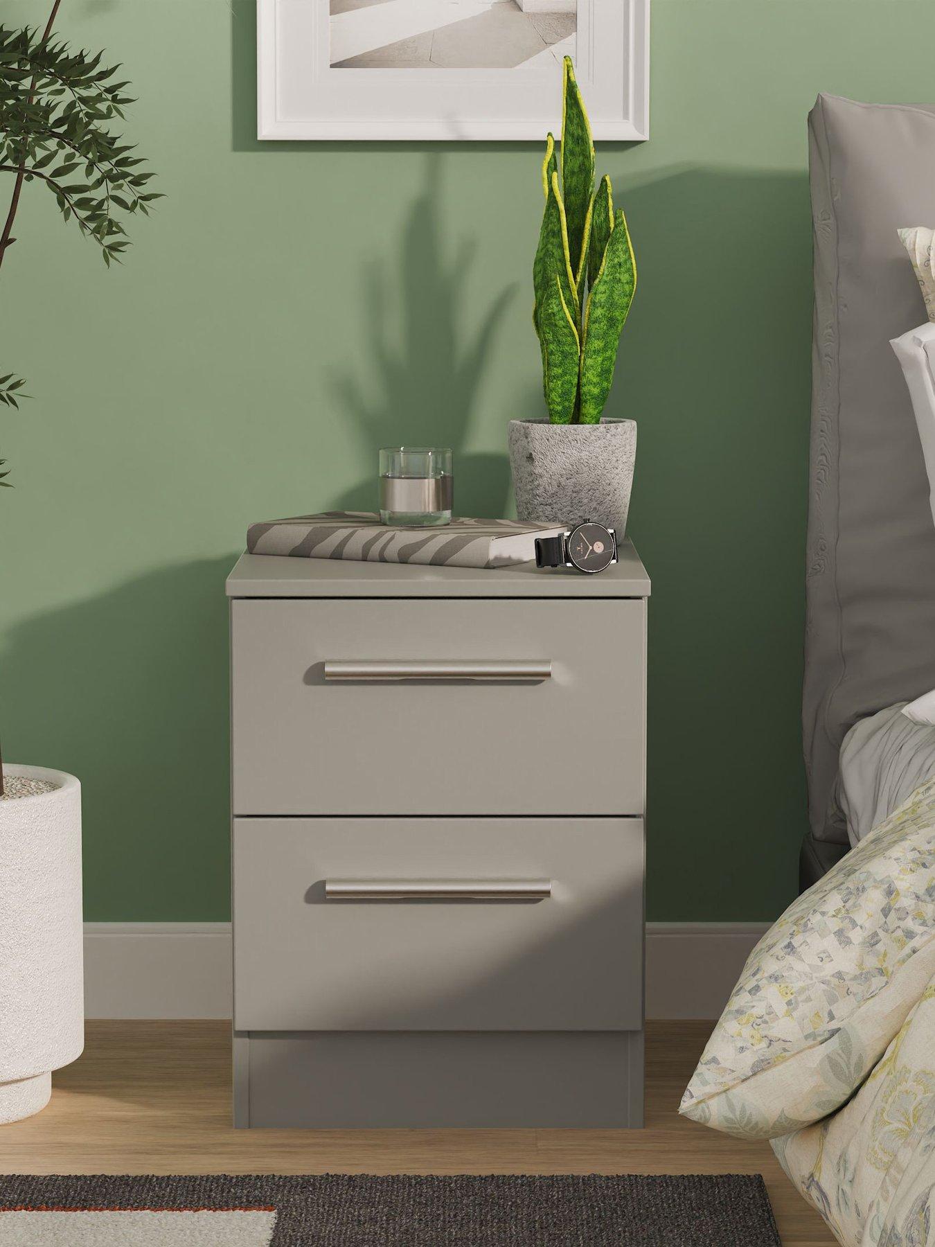SWIFT Morgan Ready Assembled Kids 2 Drawer Bedside Table
