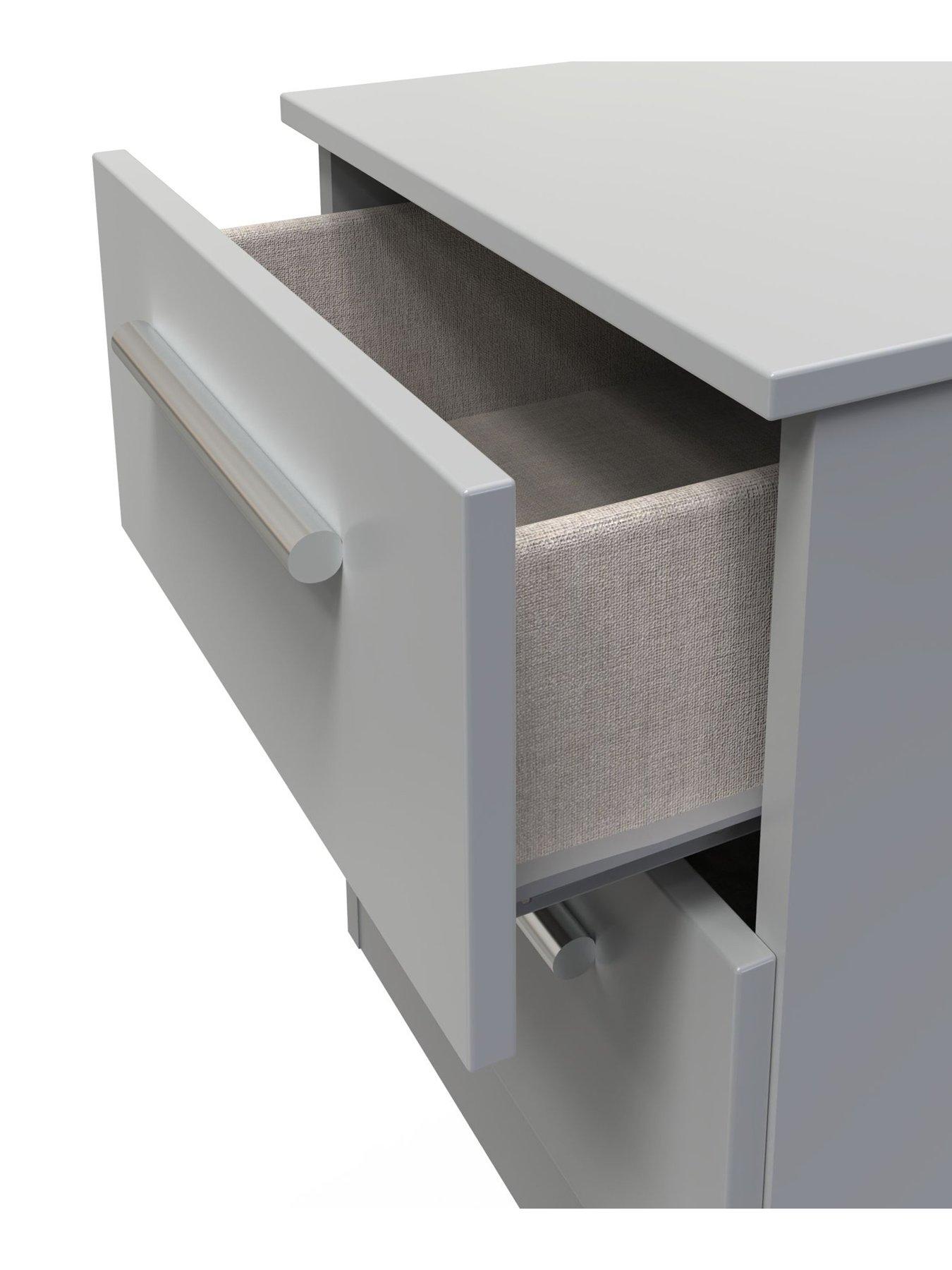 Image 5 of 6 of SWIFT Morgan Ready Assembled&nbsp;Kids 2 Drawer Bedside Table