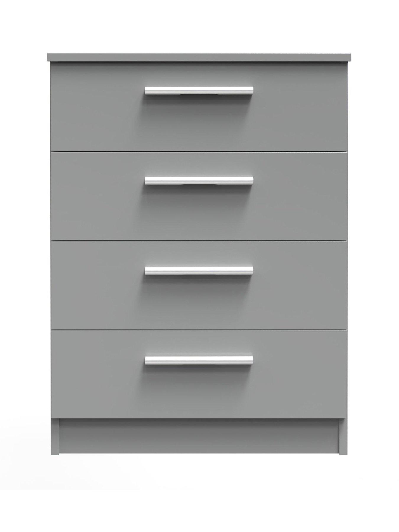 Image 2 of 6 of SWIFT Morgan Ready Assembled&nbsp;Kids 4 Drawer Midi Chest