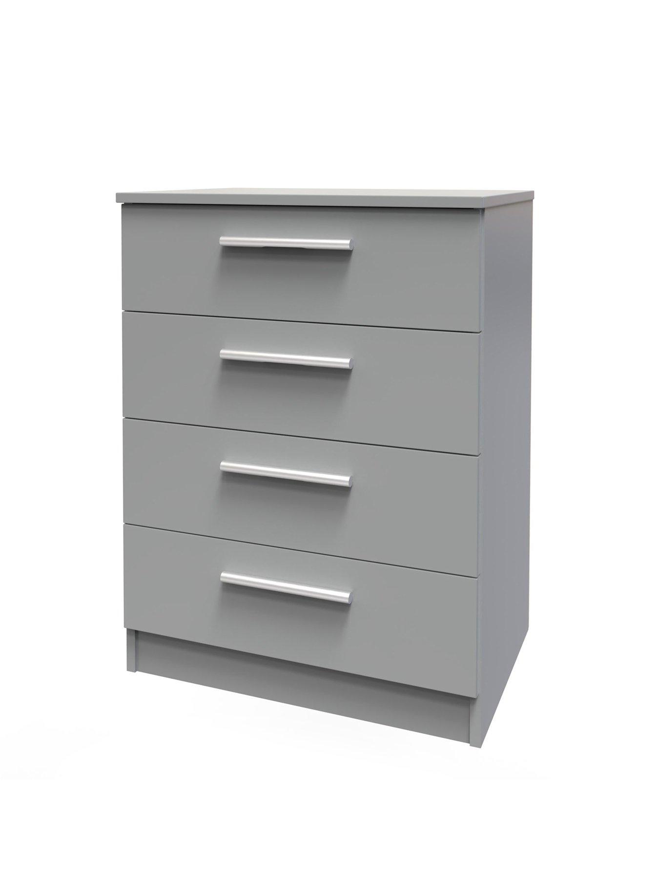 Image 3 of 6 of SWIFT Morgan Ready Assembled&nbsp;Kids 4 Drawer Midi Chest
