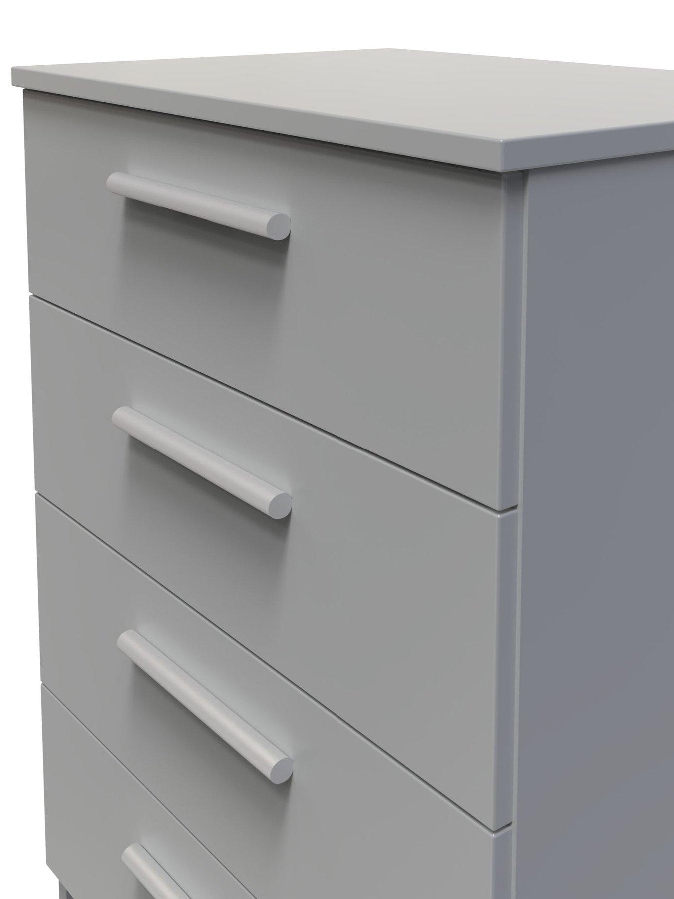Image 4 of 6 of SWIFT Morgan Ready Assembled&nbsp;Kids 4 Drawer Midi Chest