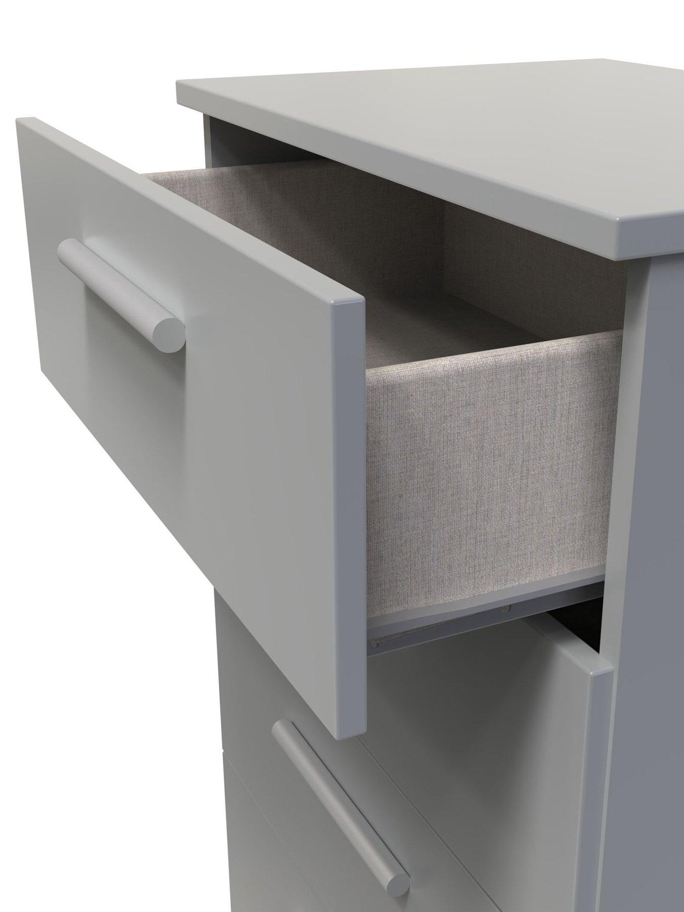 Image 5 of 6 of SWIFT Morgan Ready Assembled&nbsp;Kids 4 Drawer Midi Chest