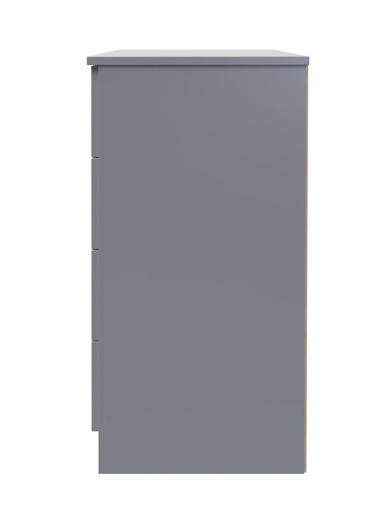 Image 6 of 6 of SWIFT Morgan Ready Assembled&nbsp;Kids 4 Drawer Midi Chest