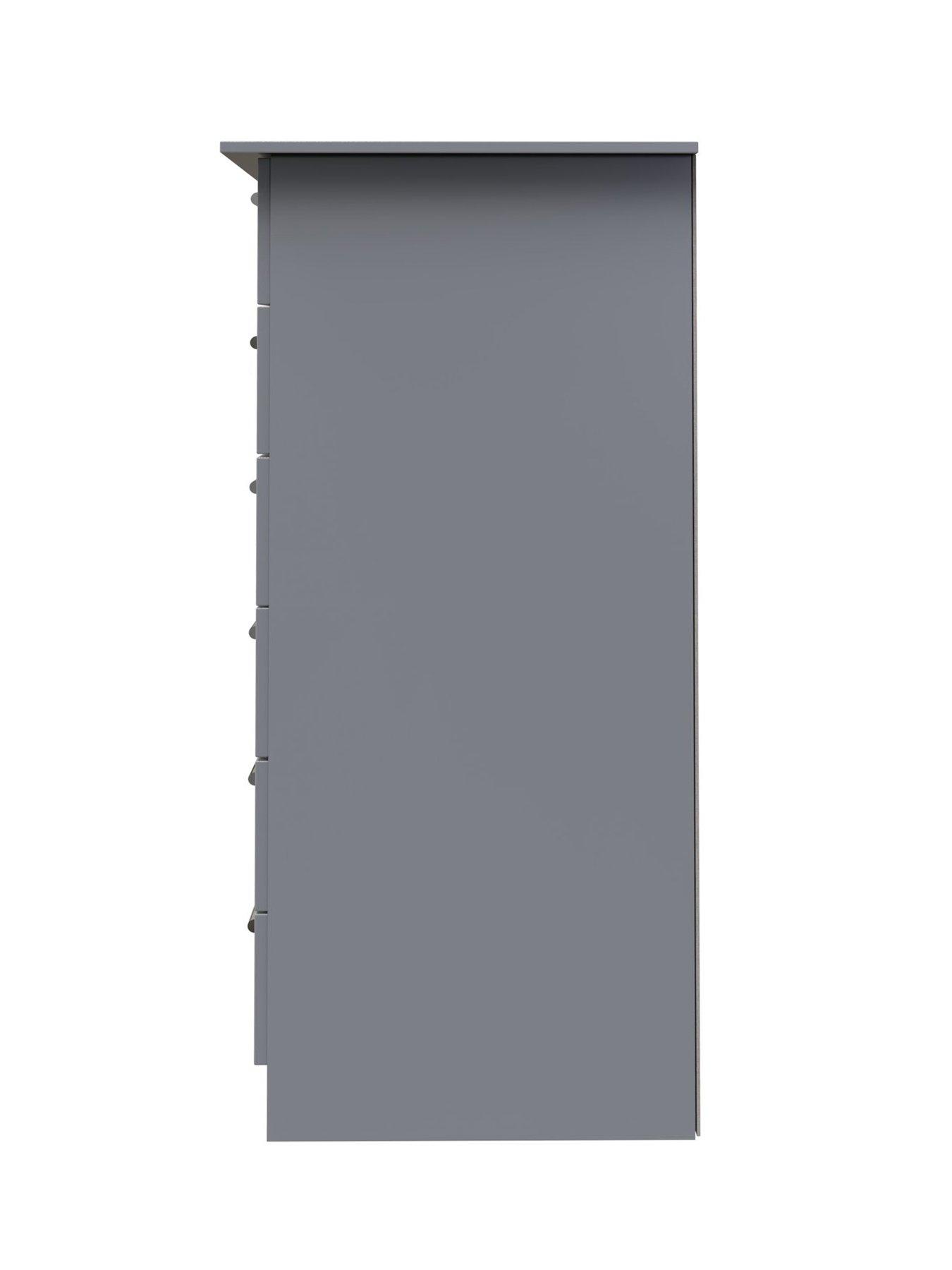 Image 6 of 6 of SWIFT Morgan&nbsp;Ready Assembled Kids 1 Door 5 Drawer Wardrobe