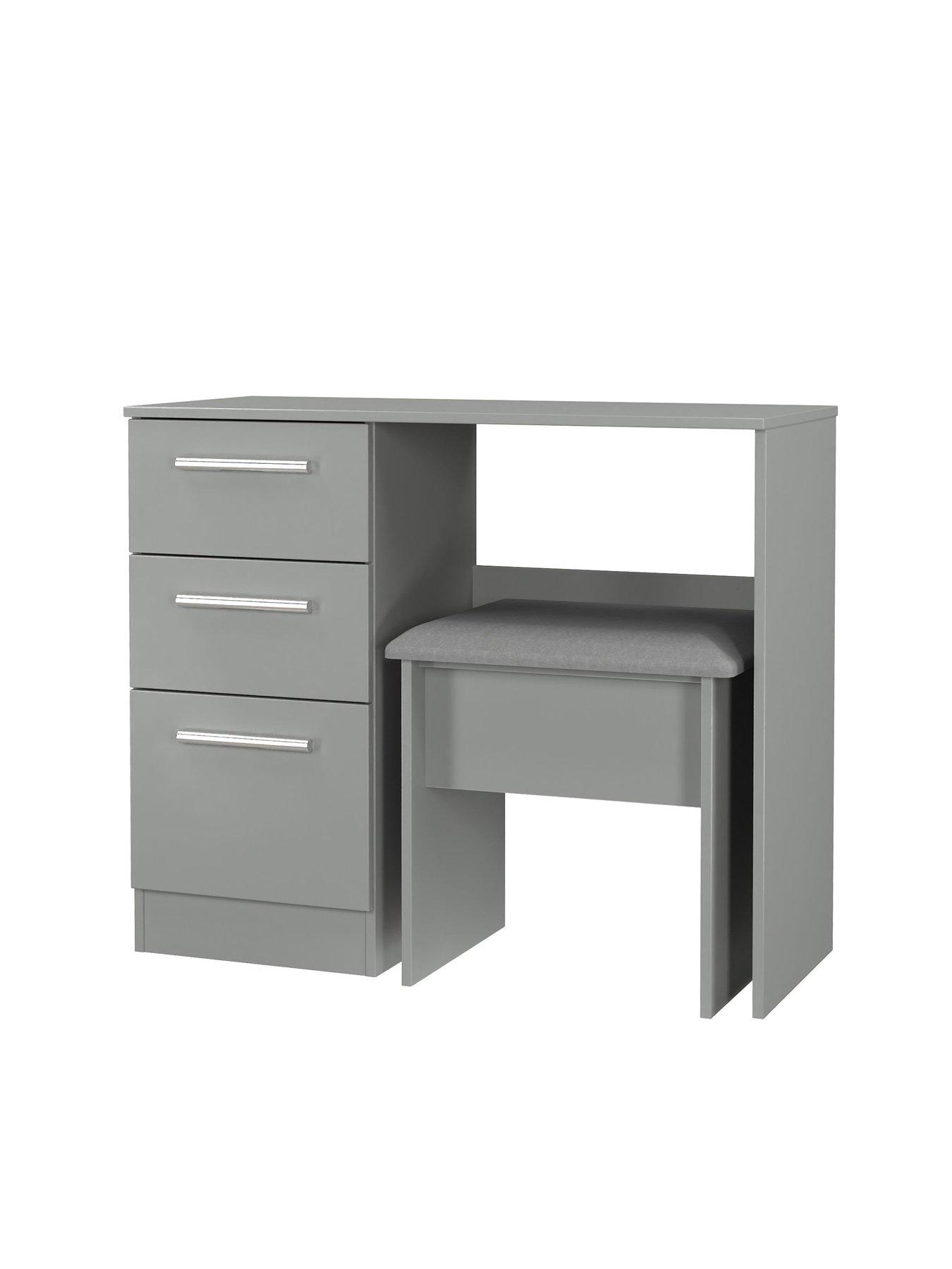 Image 3 of 6 of SWIFT Morgan Ready Assembled&nbsp;Kids Dressing Table &amp; Stool Set