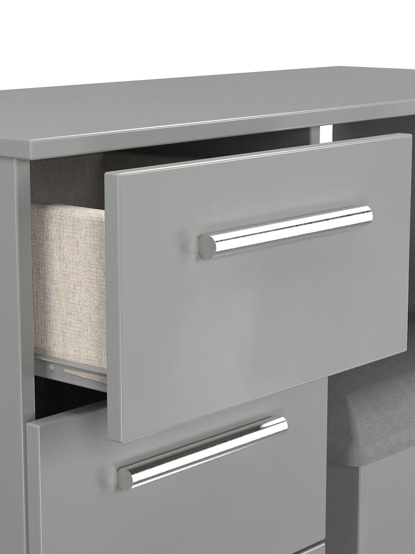 Image 5 of 6 of SWIFT Morgan Ready Assembled&nbsp;Kids Dressing Table &amp; Stool Set