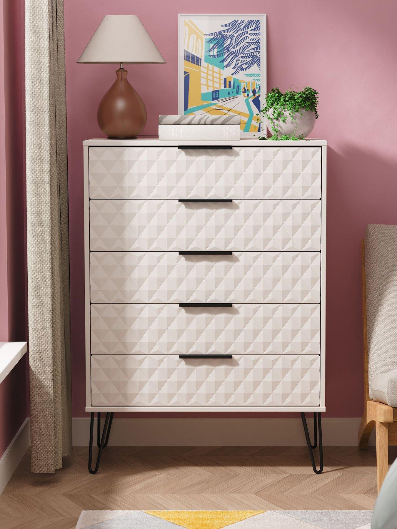 undefined Zayn Ready Assembled 5 Drawer Chest