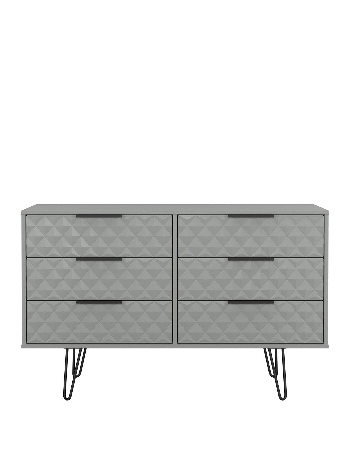 Image 2 of 6 of SWIFT Zayn Ready Assembled&nbsp;6 Drawer Midi Chest