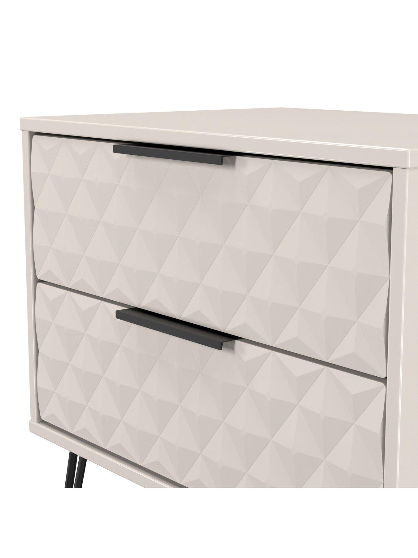 Image 4 of 6 of SWIFT Zayn Ready Assembled&nbsp;2 Drawer Side Table