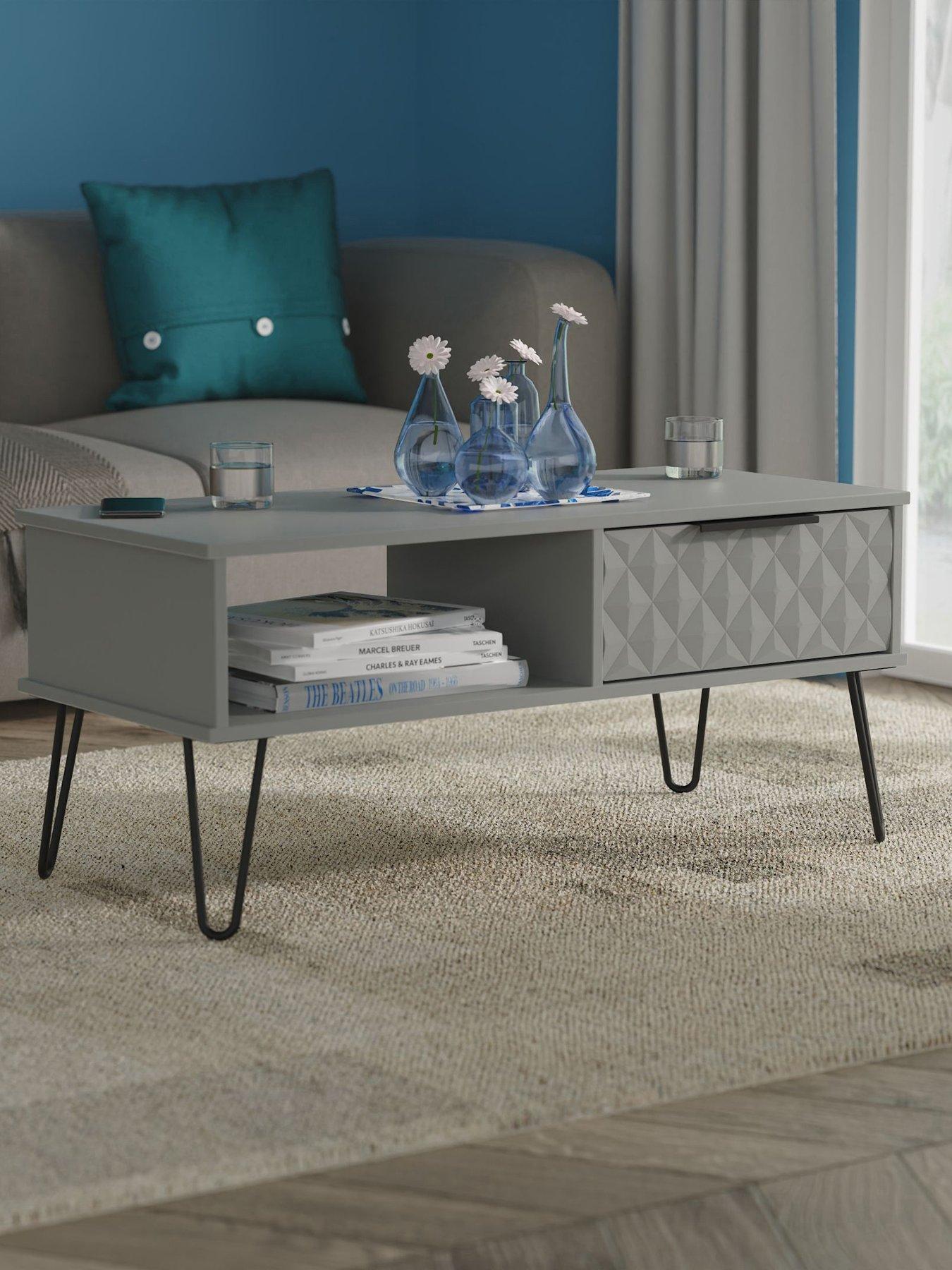 undefined Zayn Ready Assembled 1 Drawer Coffee Table