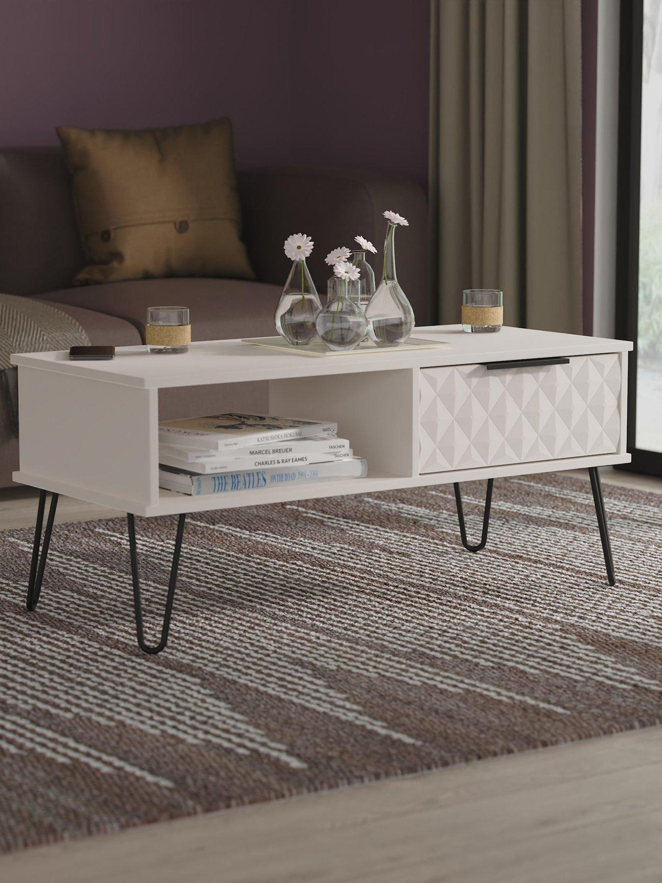 Image 1 of 6 of SWIFT Zayn Ready Assembled&nbsp;1 Drawer Coffee Table