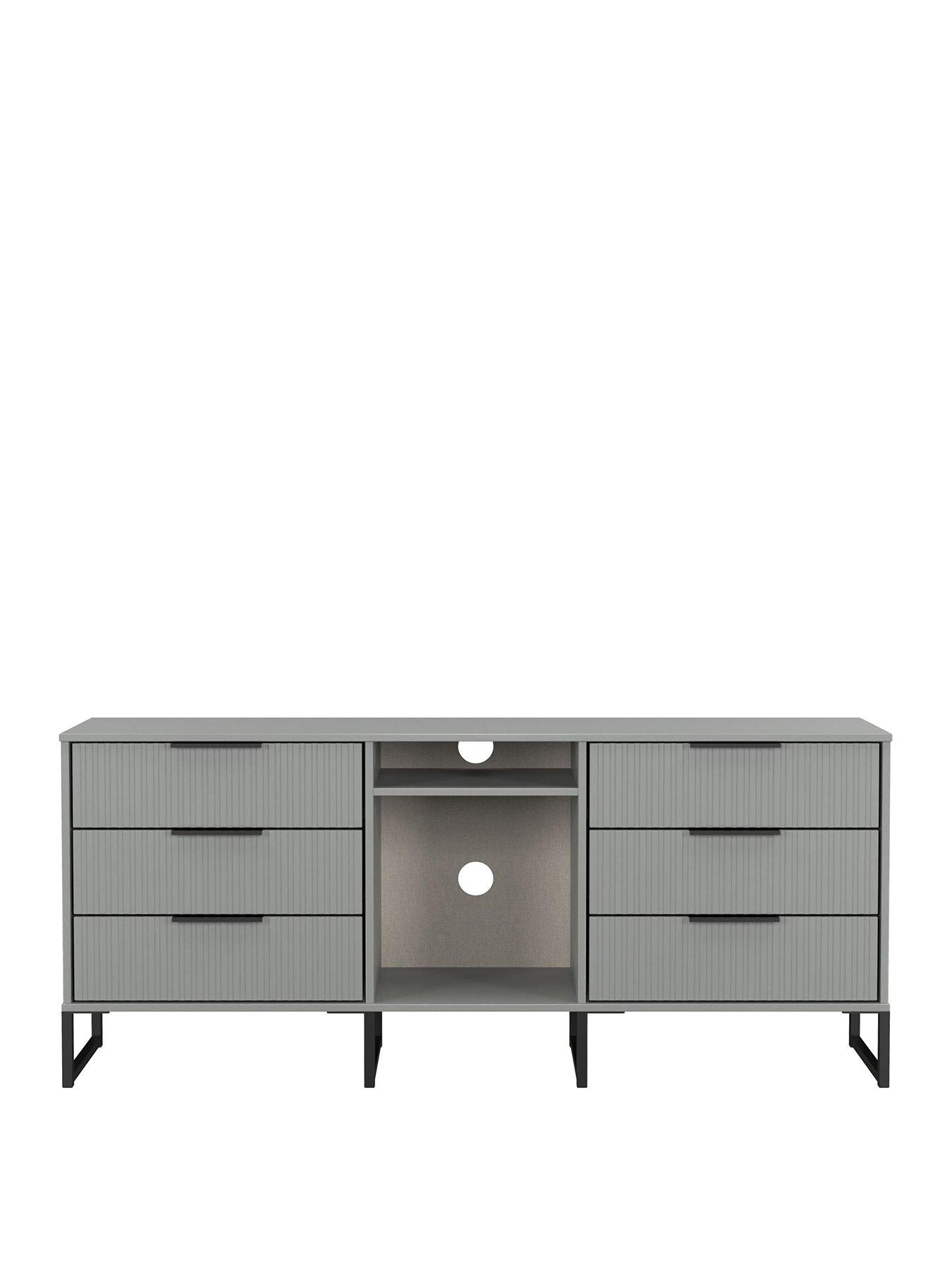 undefined Fara Ready Assembled 6 Drawer Sideboard / TV Unit